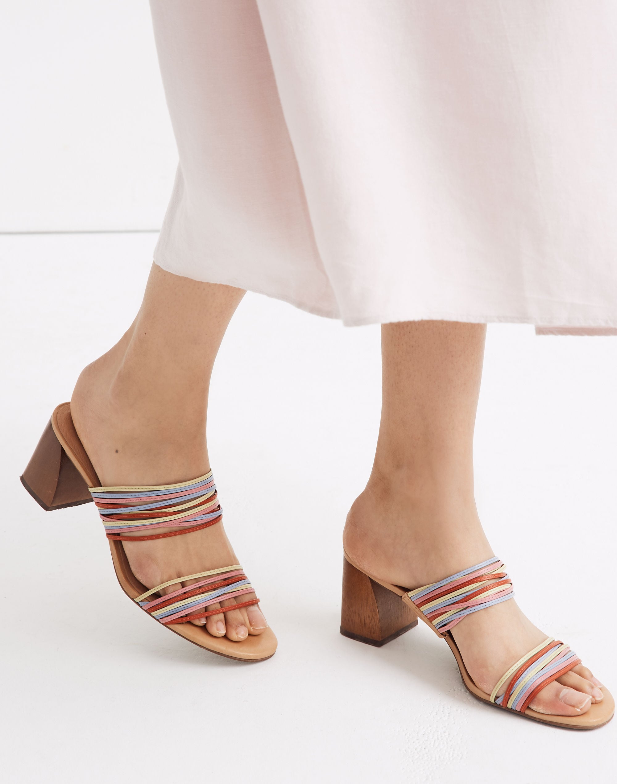 The Meg Sandal in Leather