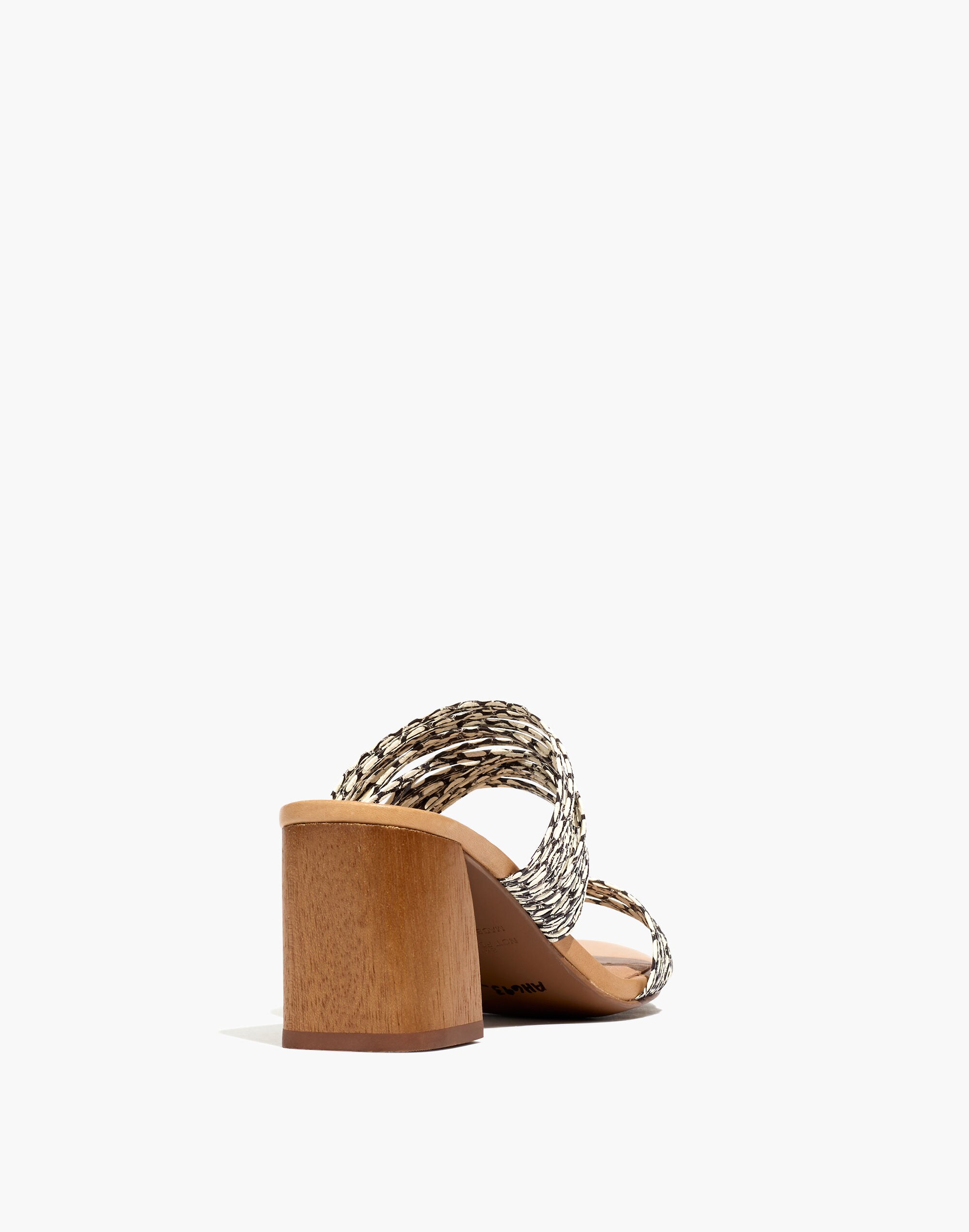 The Meg Sandal in Snake Embossed Leather