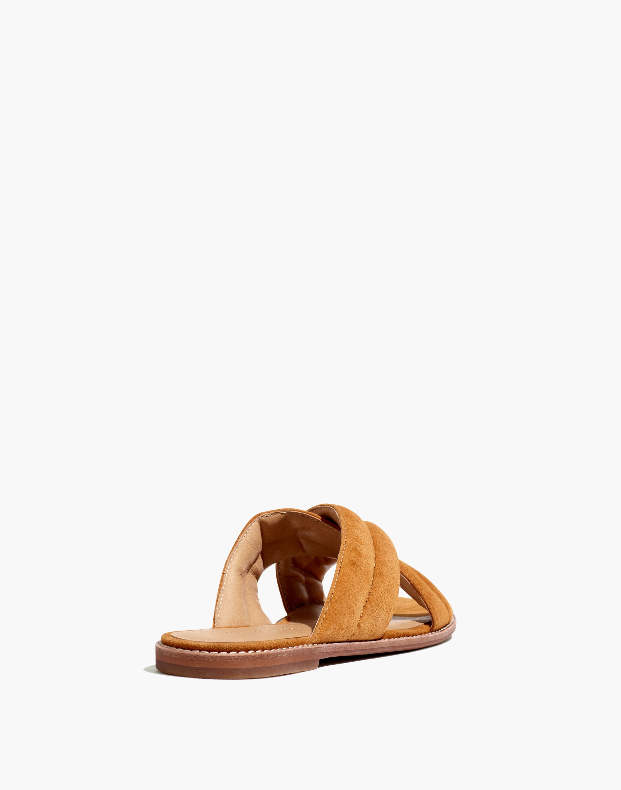 The Skyler Slide Sandal in Suede