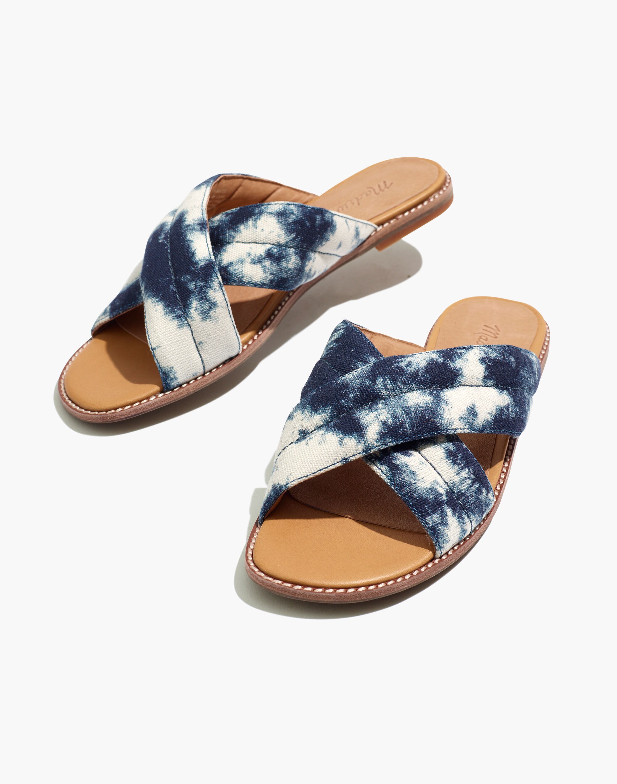 The Skyler Slide Sandal in Tie-Dye