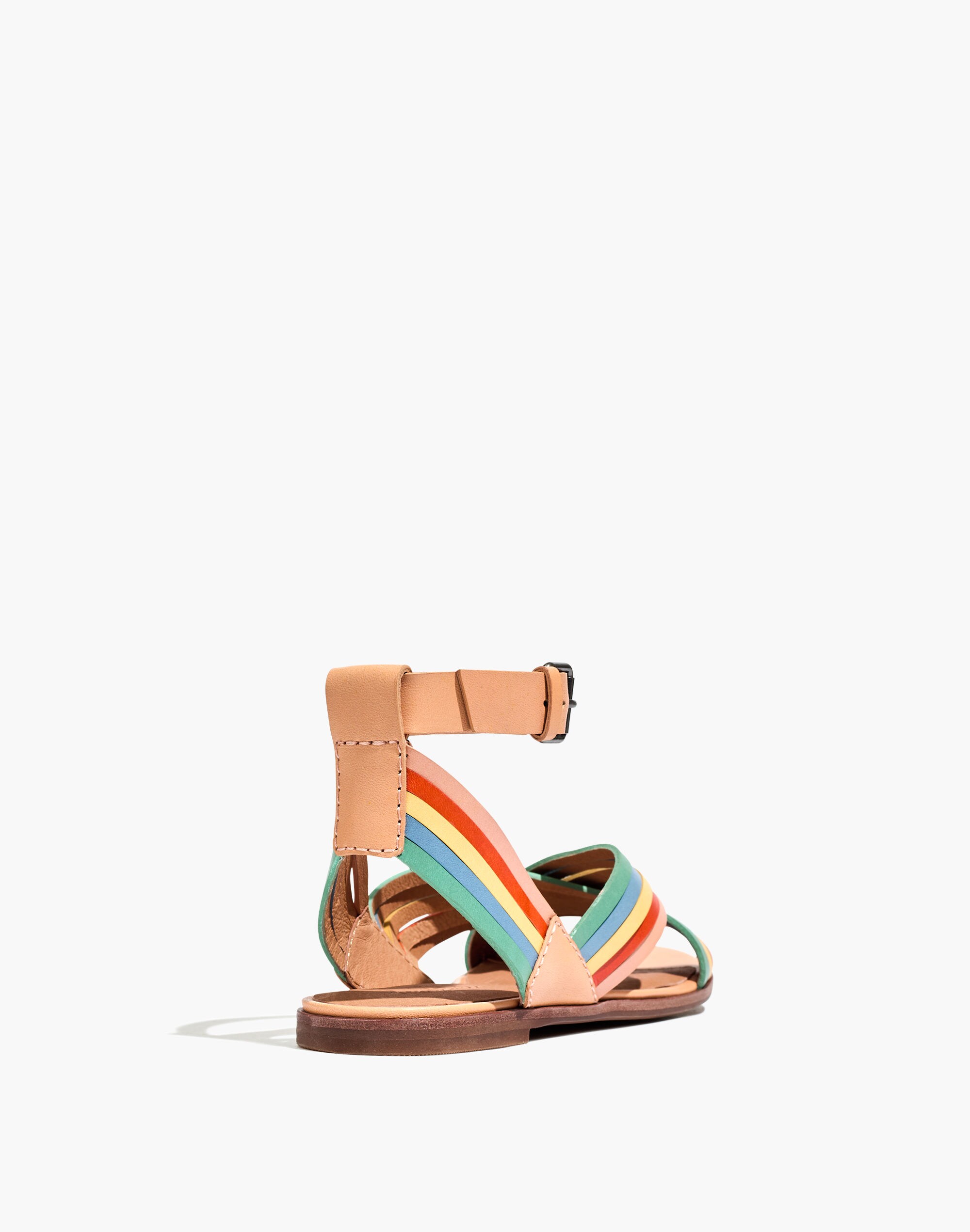 The Samira Flat Sandal in Leather