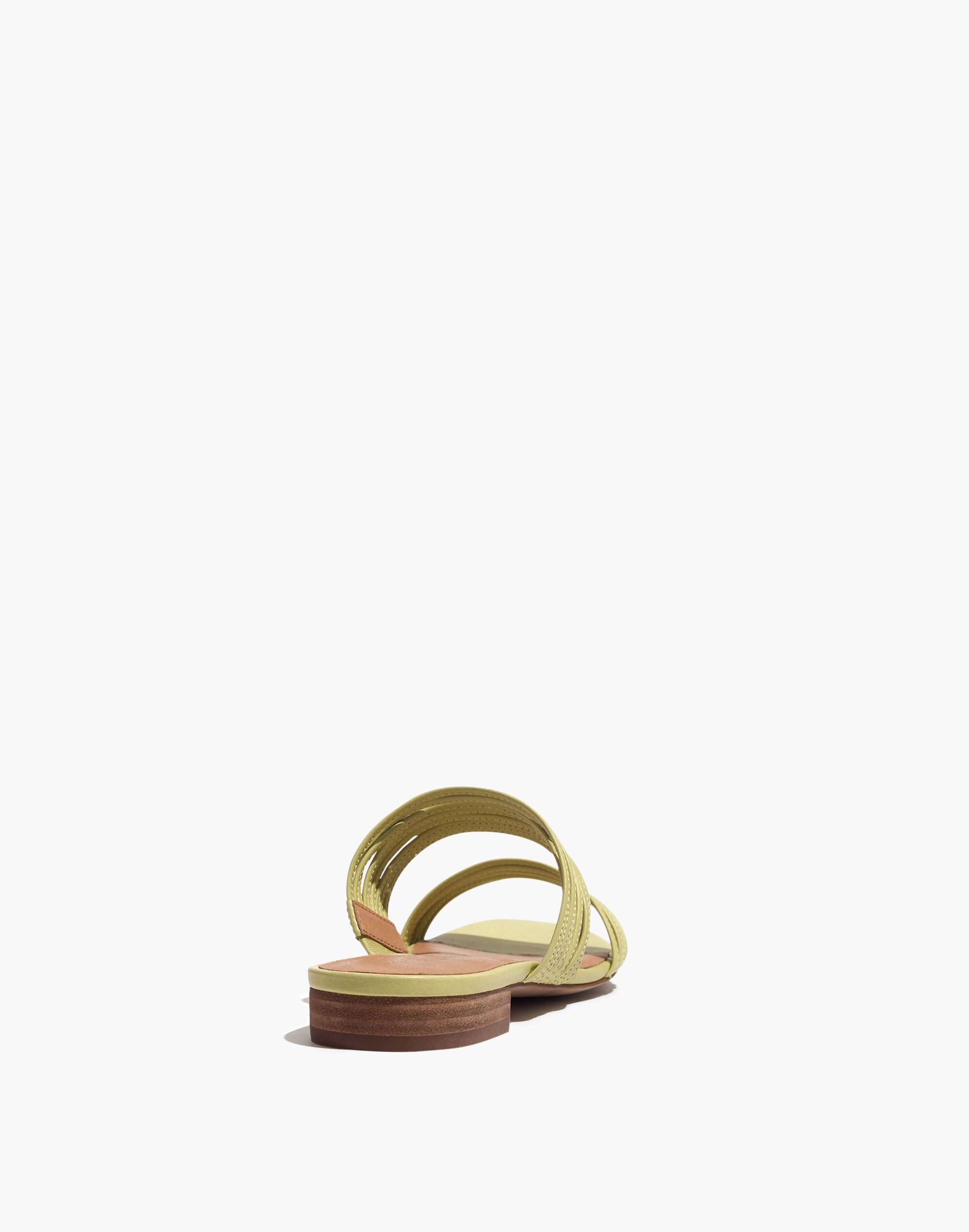 The Meg Slide Sandal in Leather