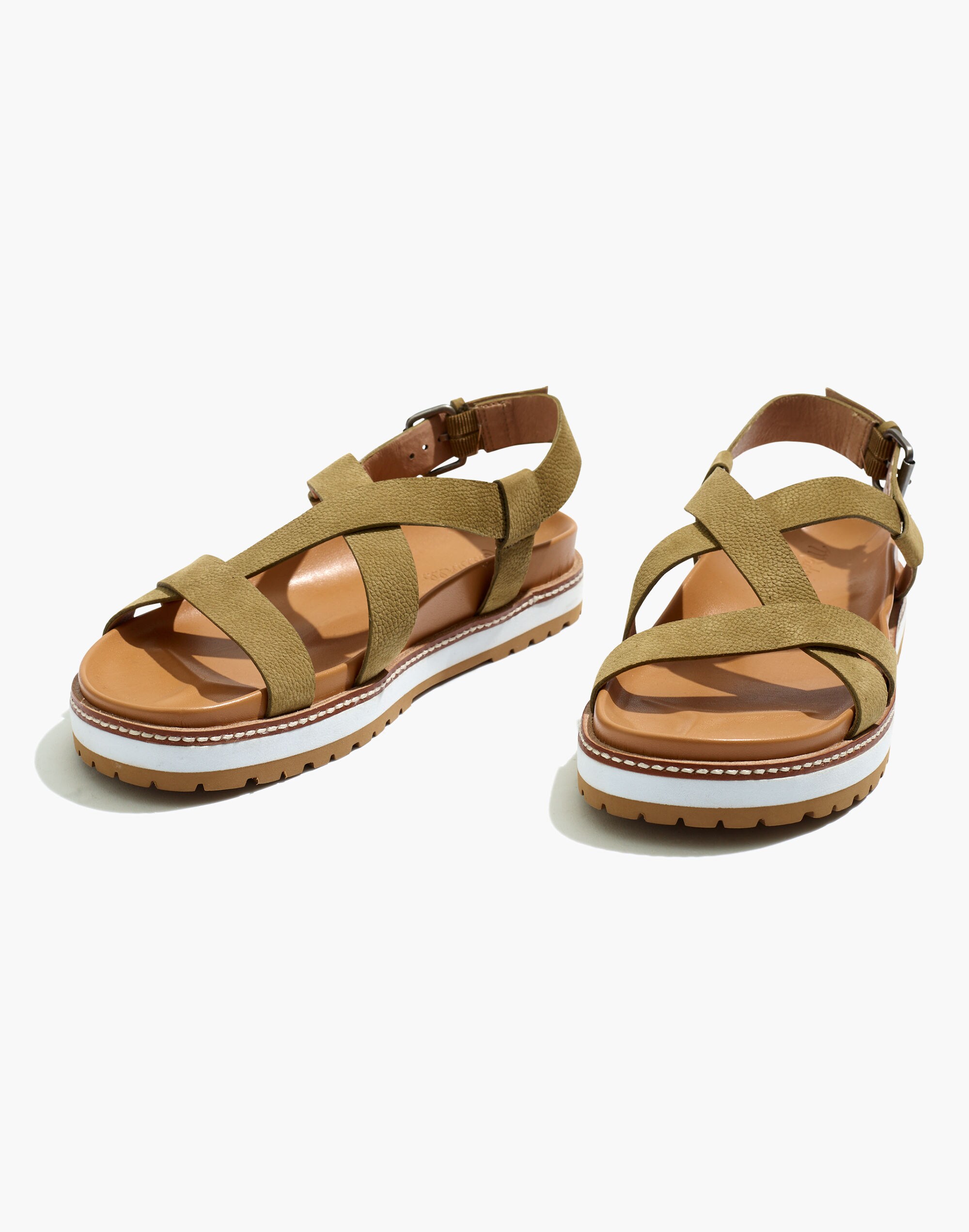 The Aubrey Sandal in Nubuck Leather