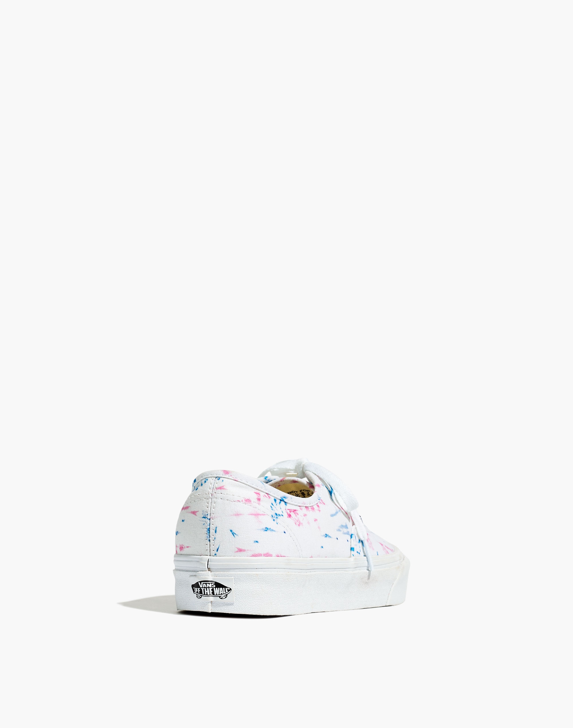Madewell x Vans® Unisex Authentic Lace-Up Sneakers Tie-Dye Canvas
