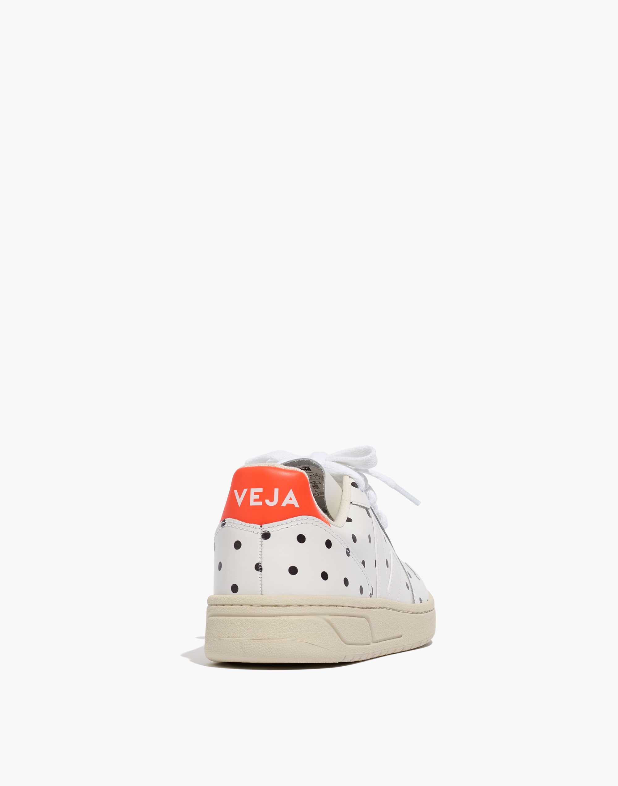 Madewell x Veja&trade; Leather V-10 Sneakers in Polka Dot