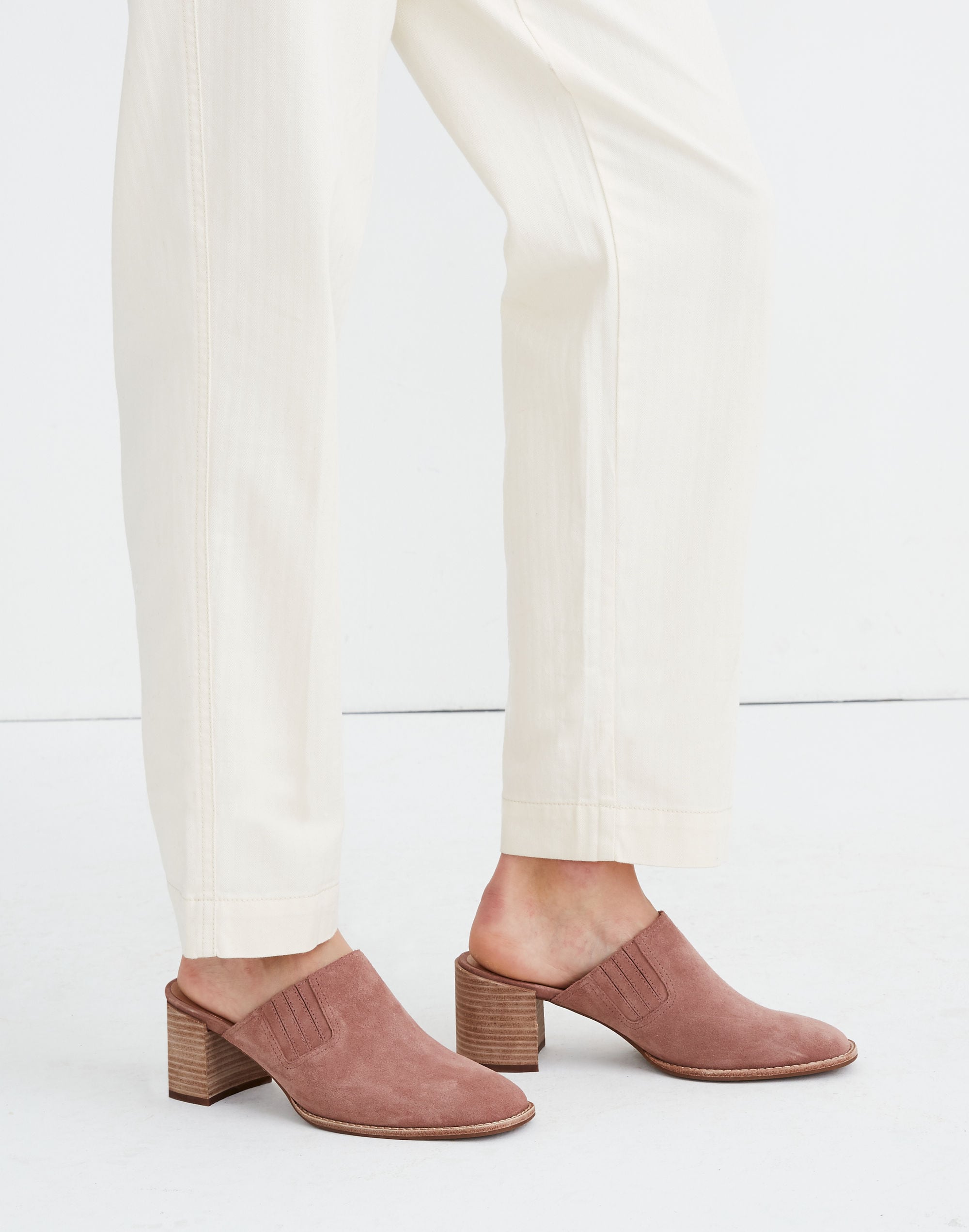 The Carey Mule in Suede