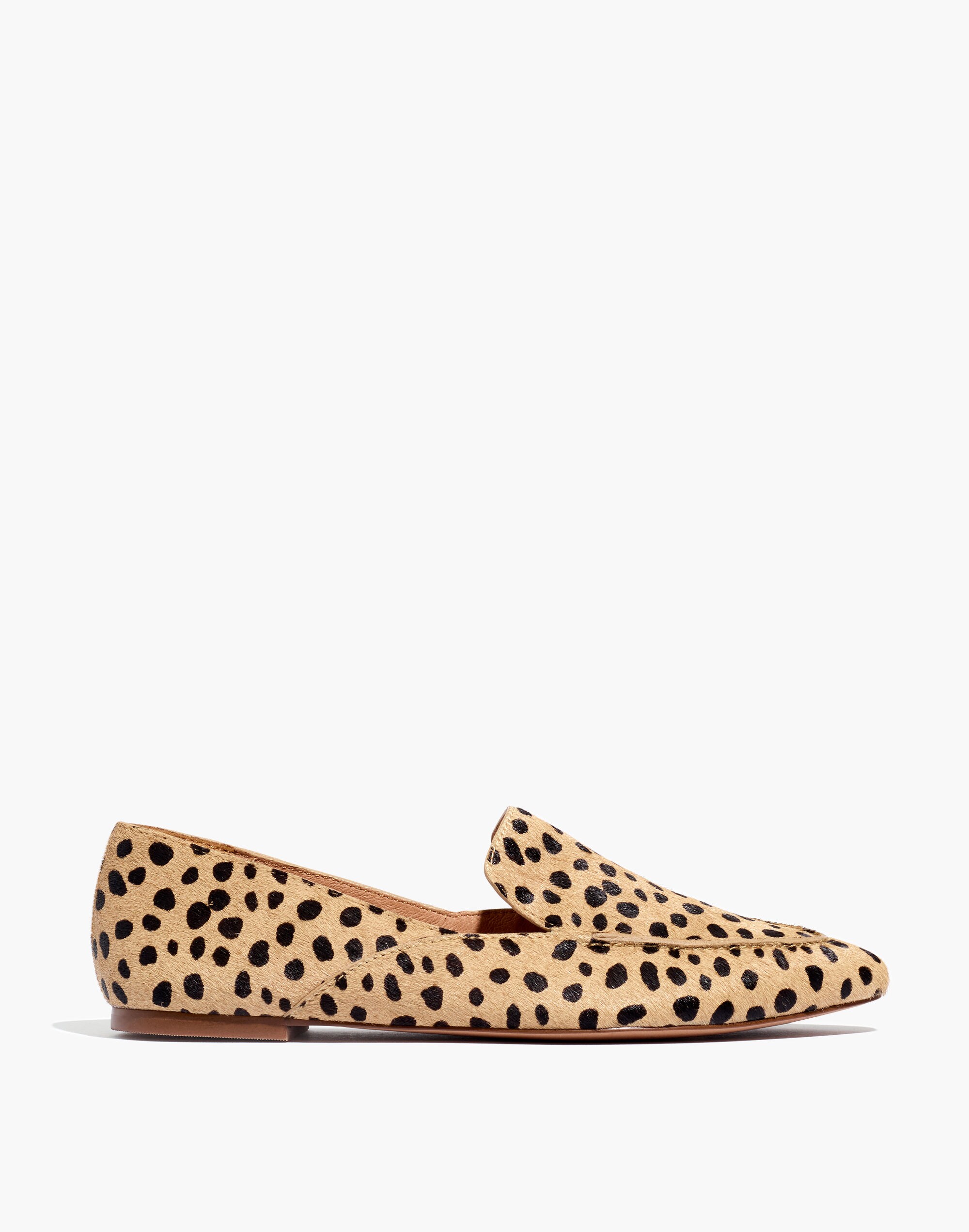 The Frances Skimmer in Dotted Calf Hair