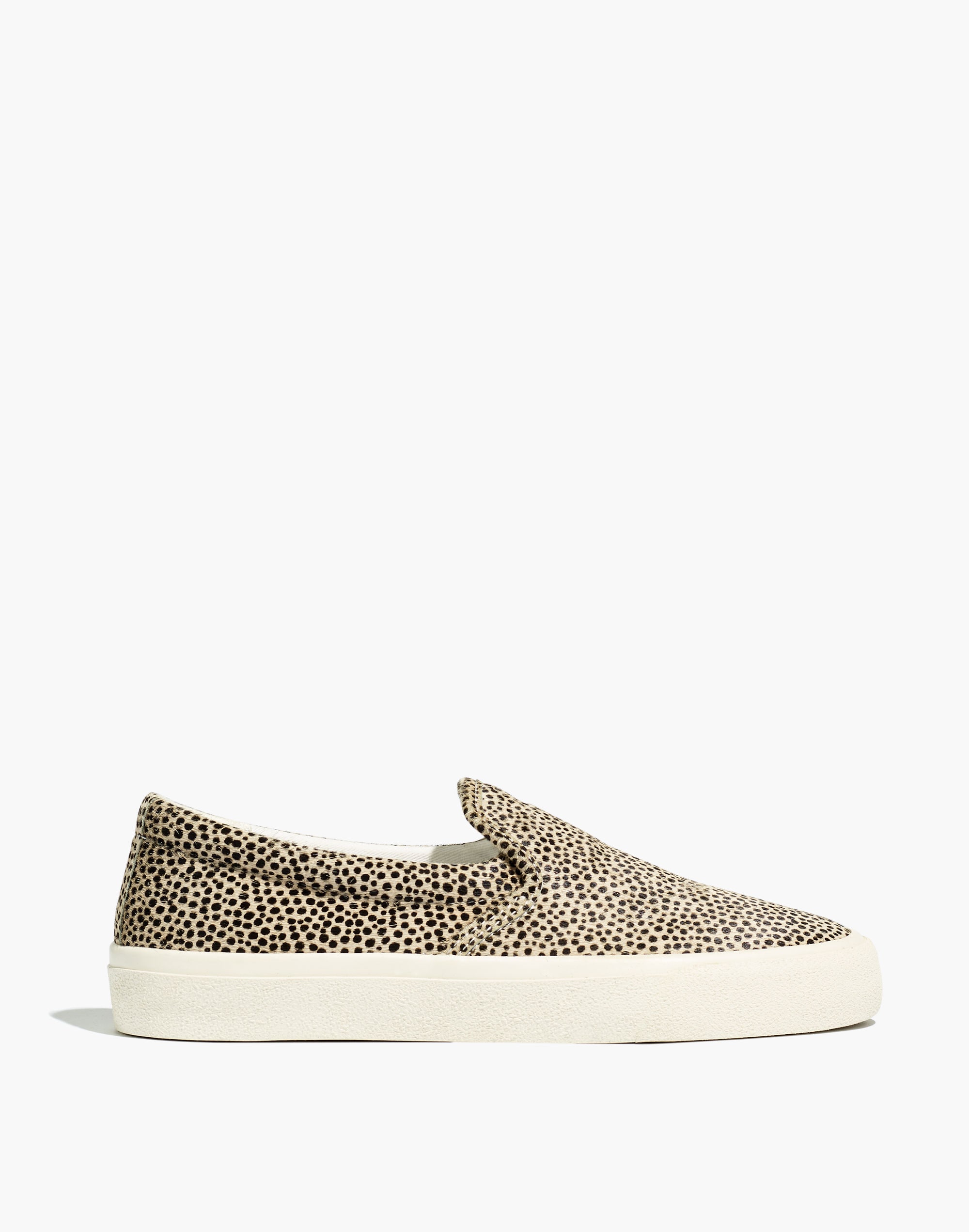 Sidewalk Slip-On Sneakers in Spotted Calf Hair