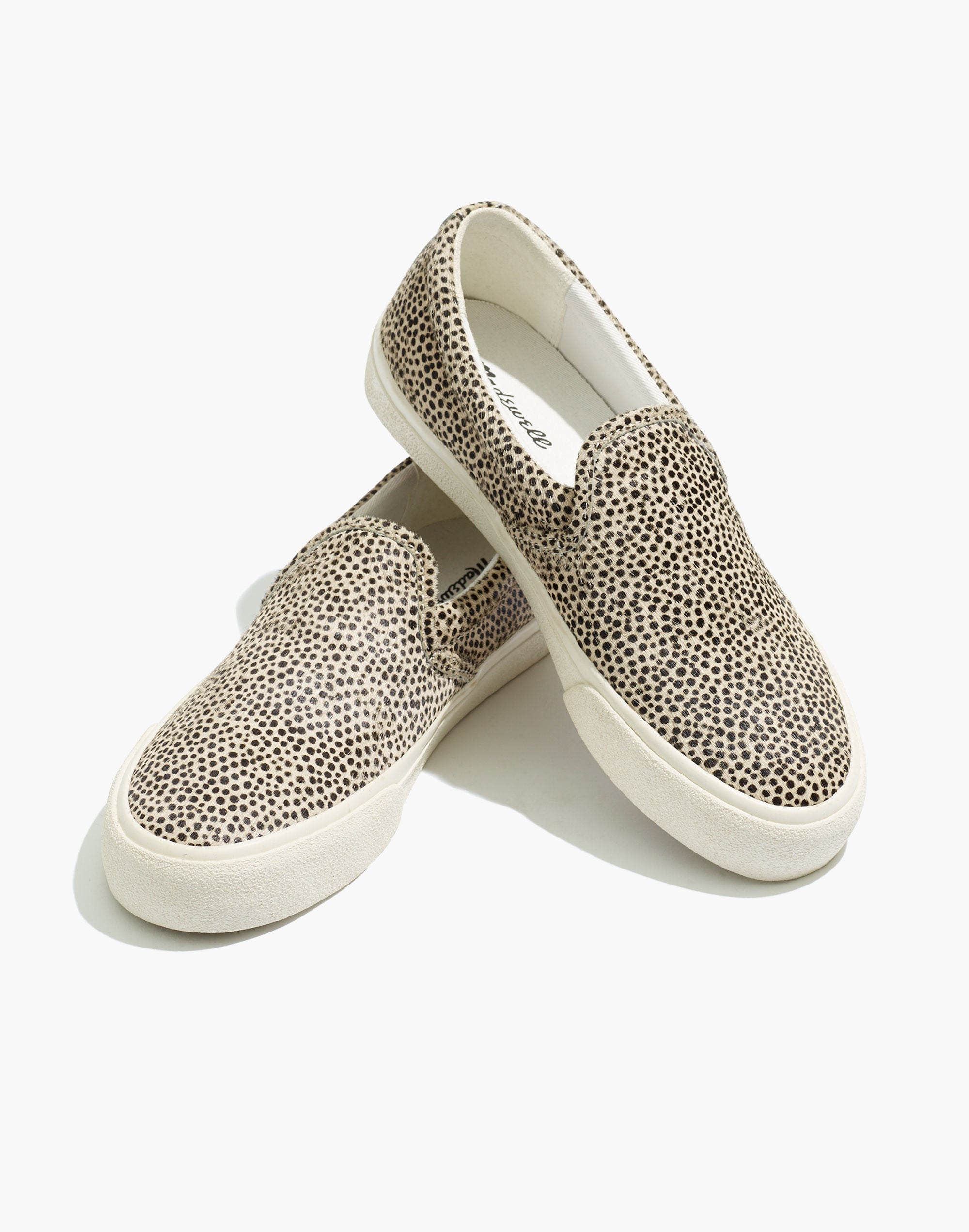Sidewalk Slip-On Sneakers in Spotted Calf Hair