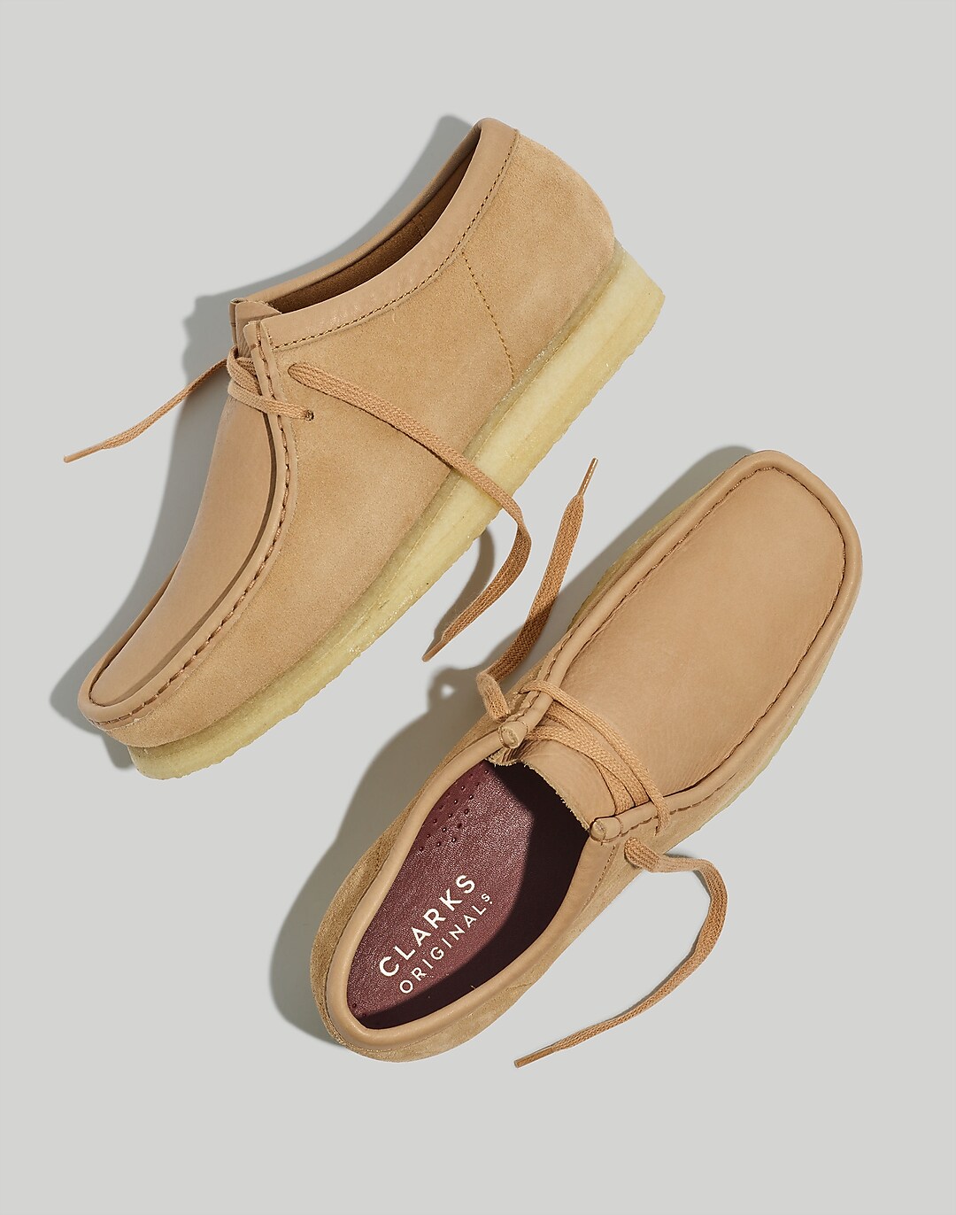 Clarks® and Leather Wallabee Shoes