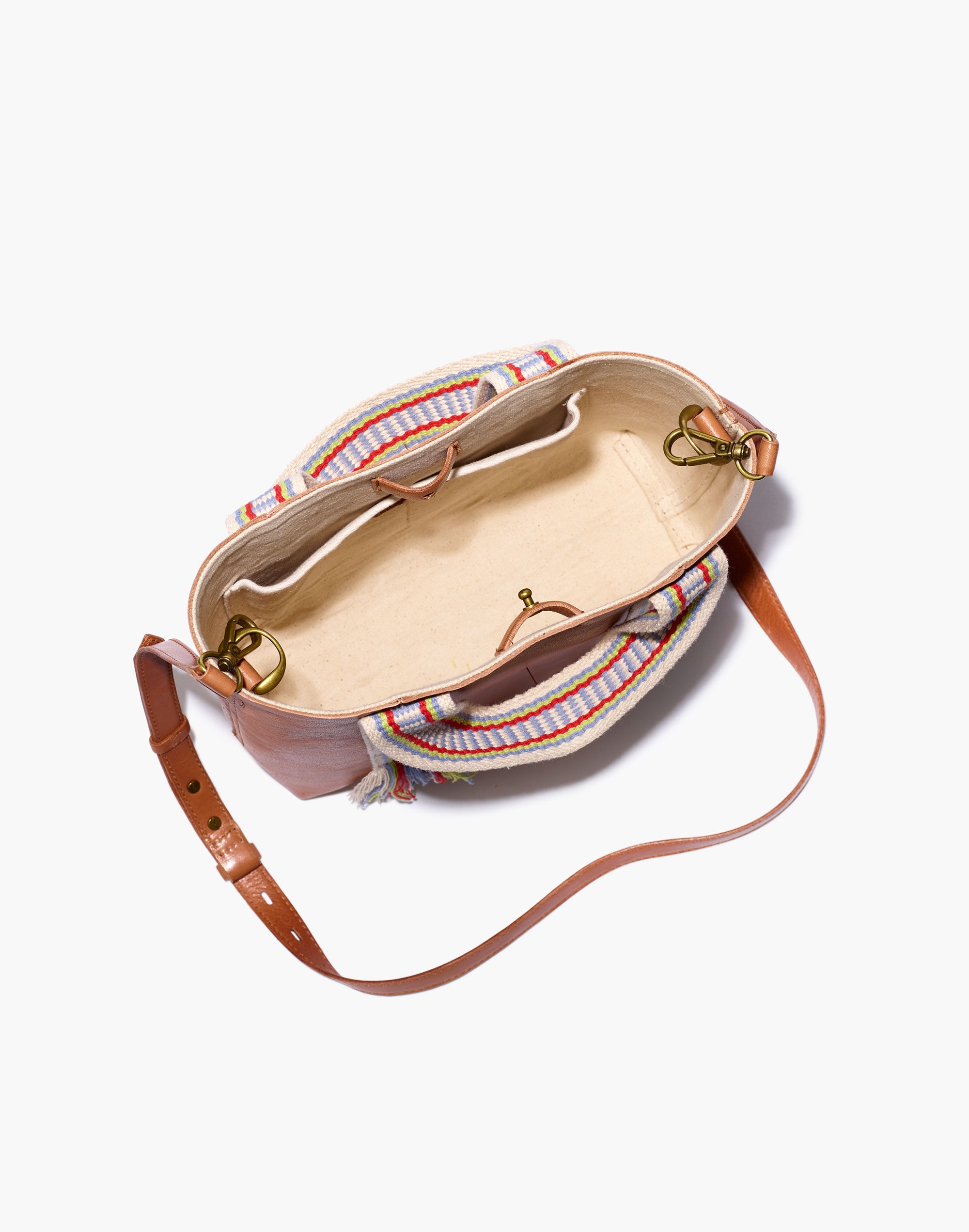 The Small Transport Crossbody: Woven Handle Edition