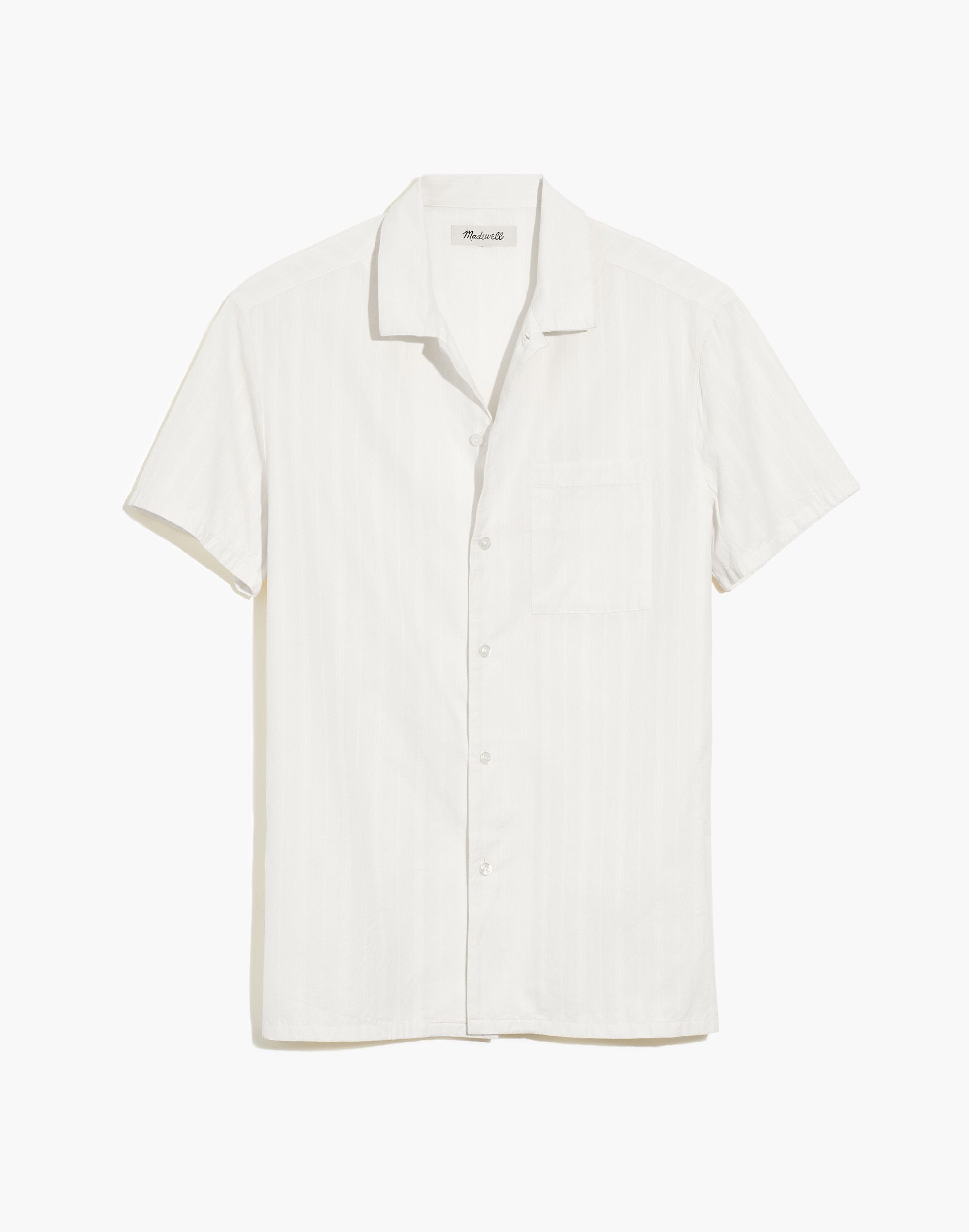 Easy Camp Shirt in Textured Stripe