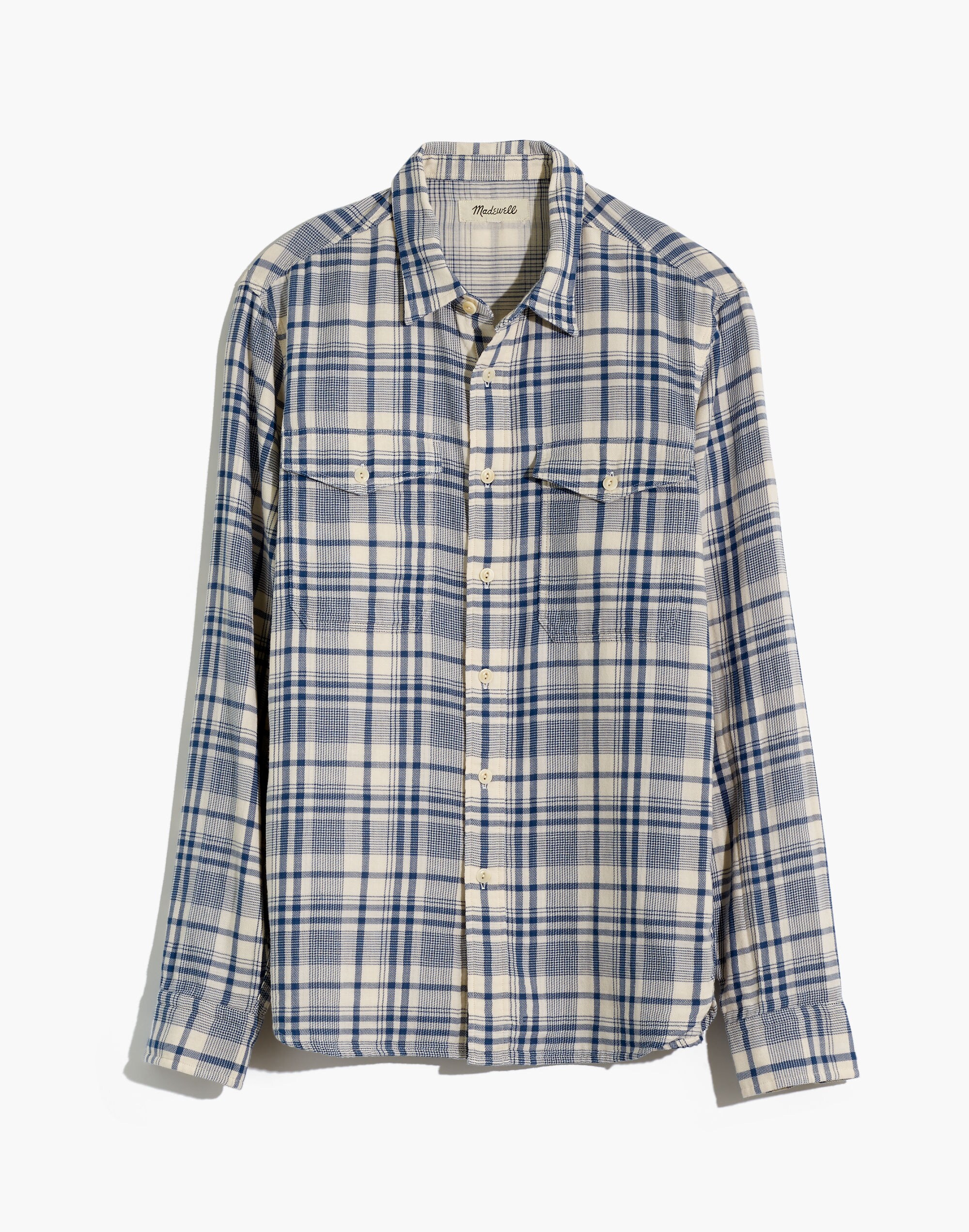 Double-Weave Perfect Shirt in Bridgeton Plaid