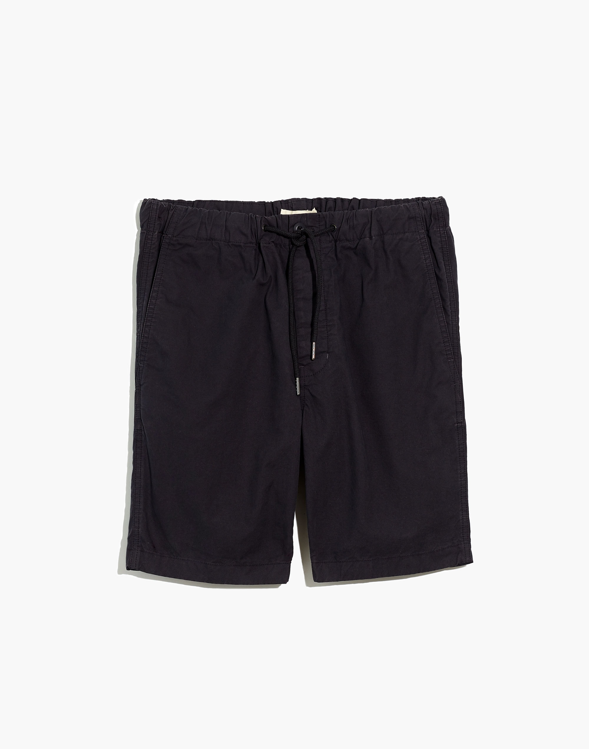 Garment-Dyed Twill Drawstring Shorts