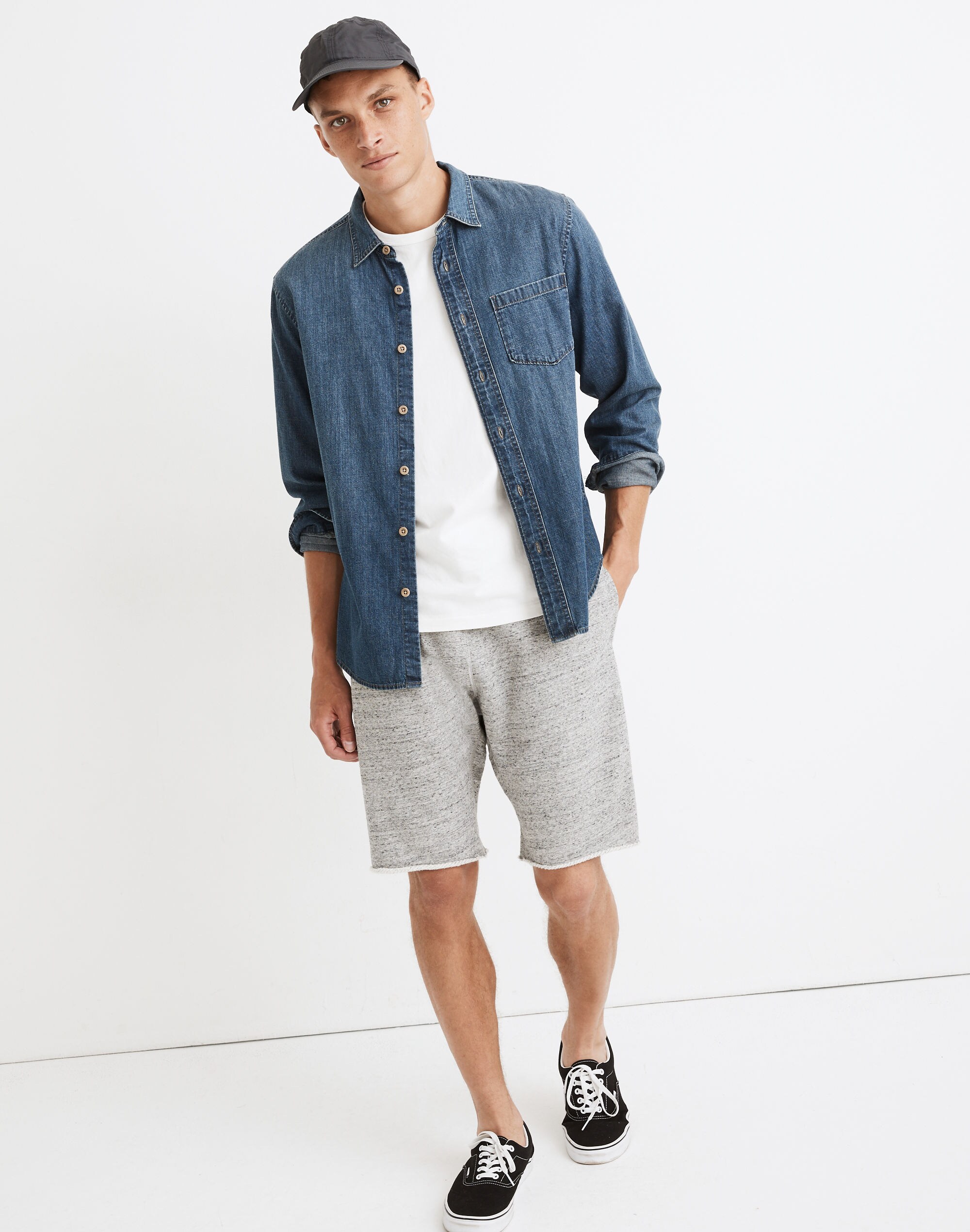 Heathered Sweatshorts