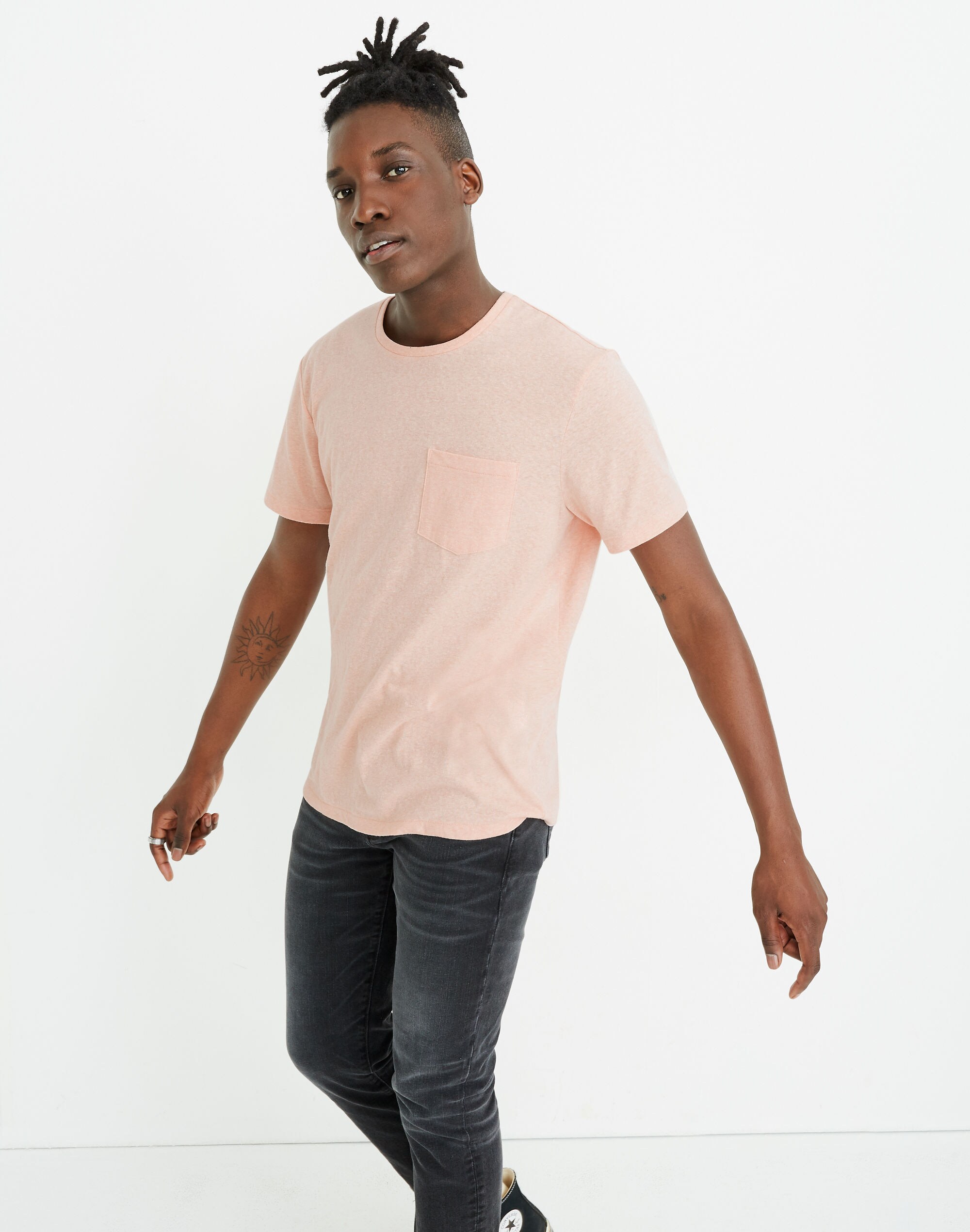 Triblend Allday Crewneck Pocket Tee