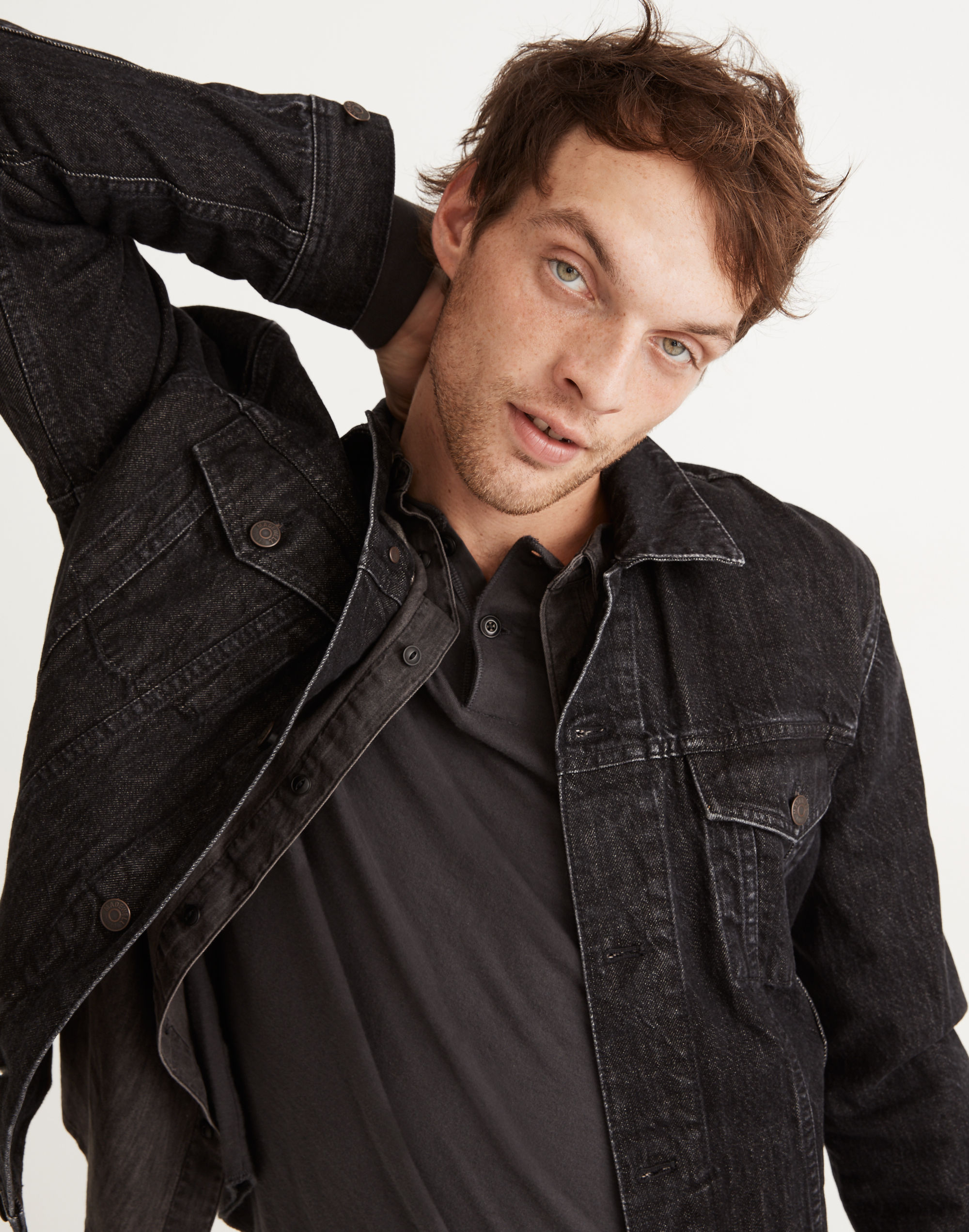 Oversized Jean Jacket in Dunlap Wash