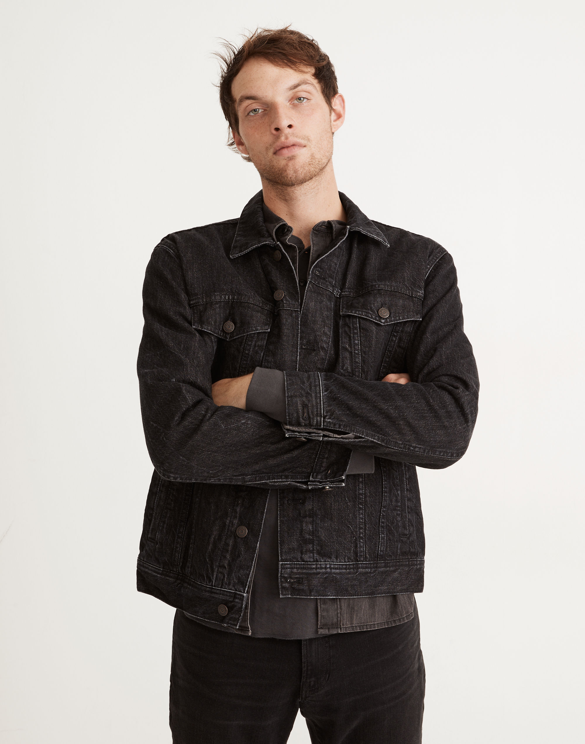 Oversized Jean Jacket in Dunlap Wash