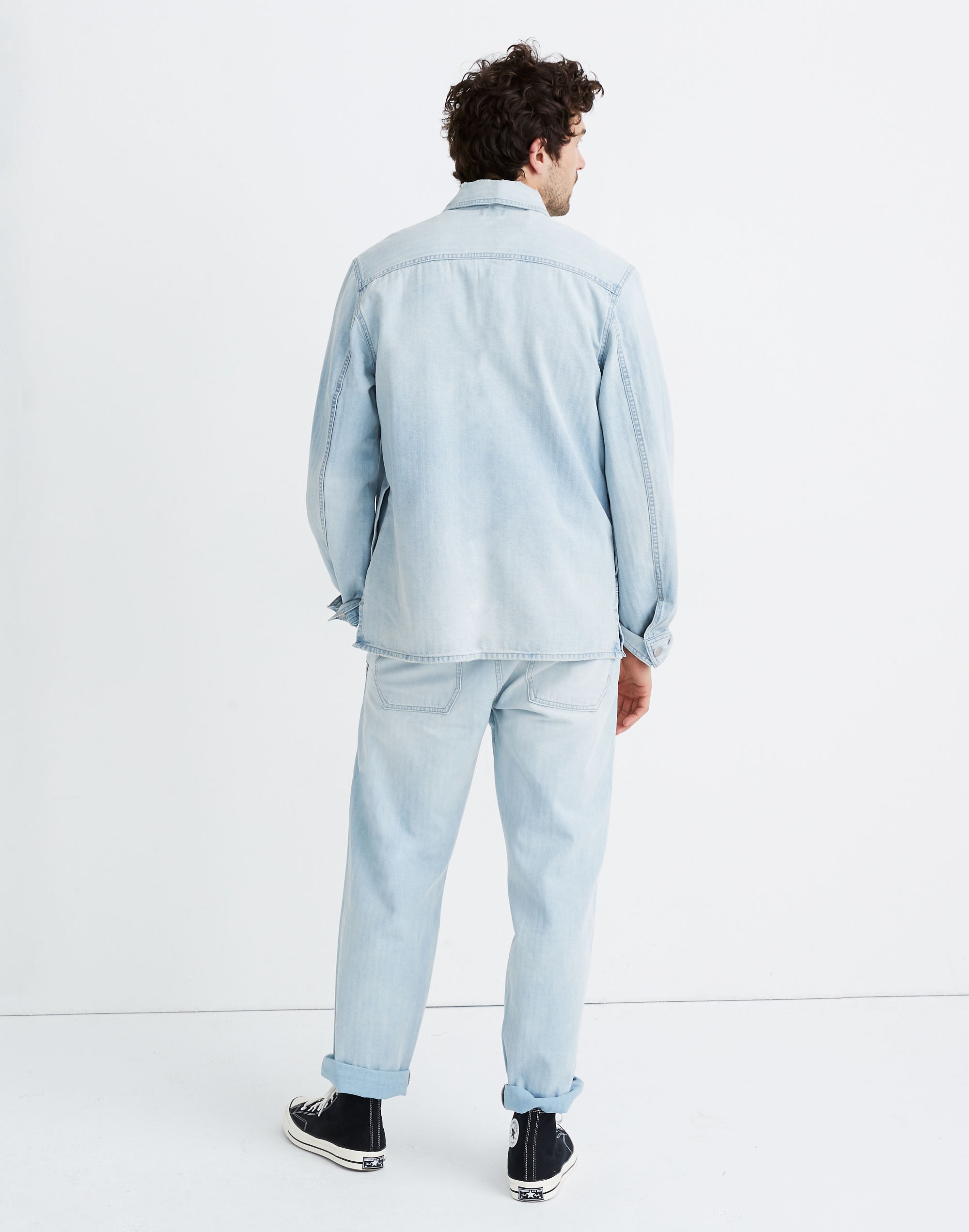 Herringbone Denim Chore Jacket