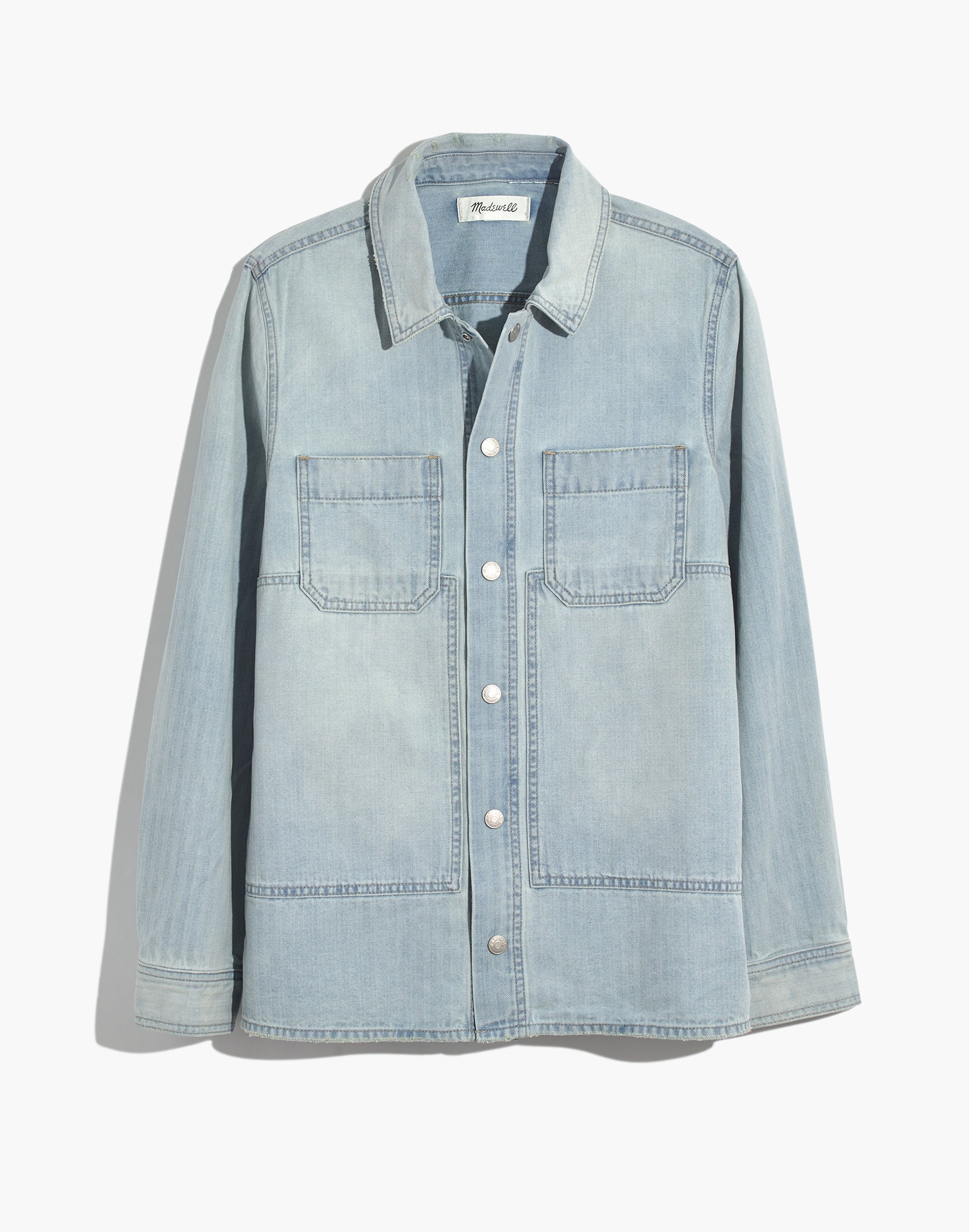 Herringbone Denim Chore Jacket