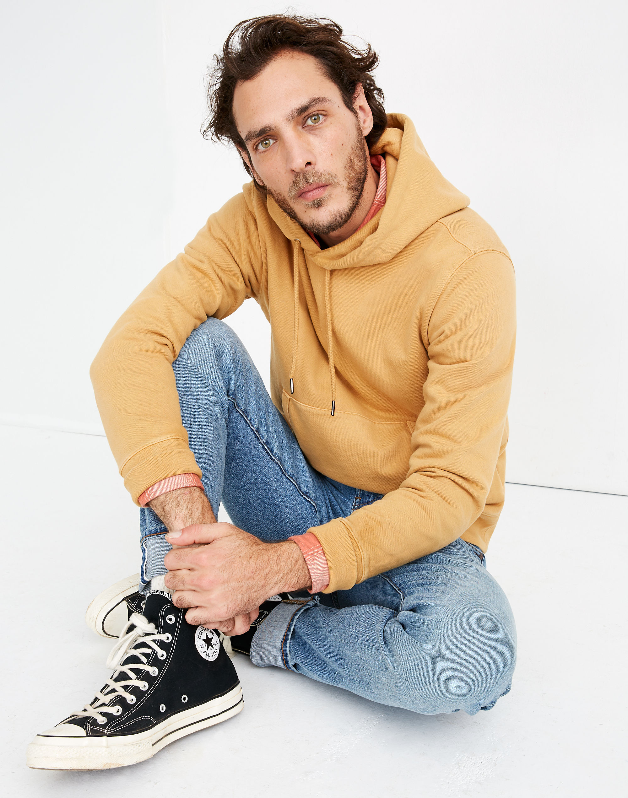 Selvedge Slim Authentic Flex Jeans in Darrington Wash