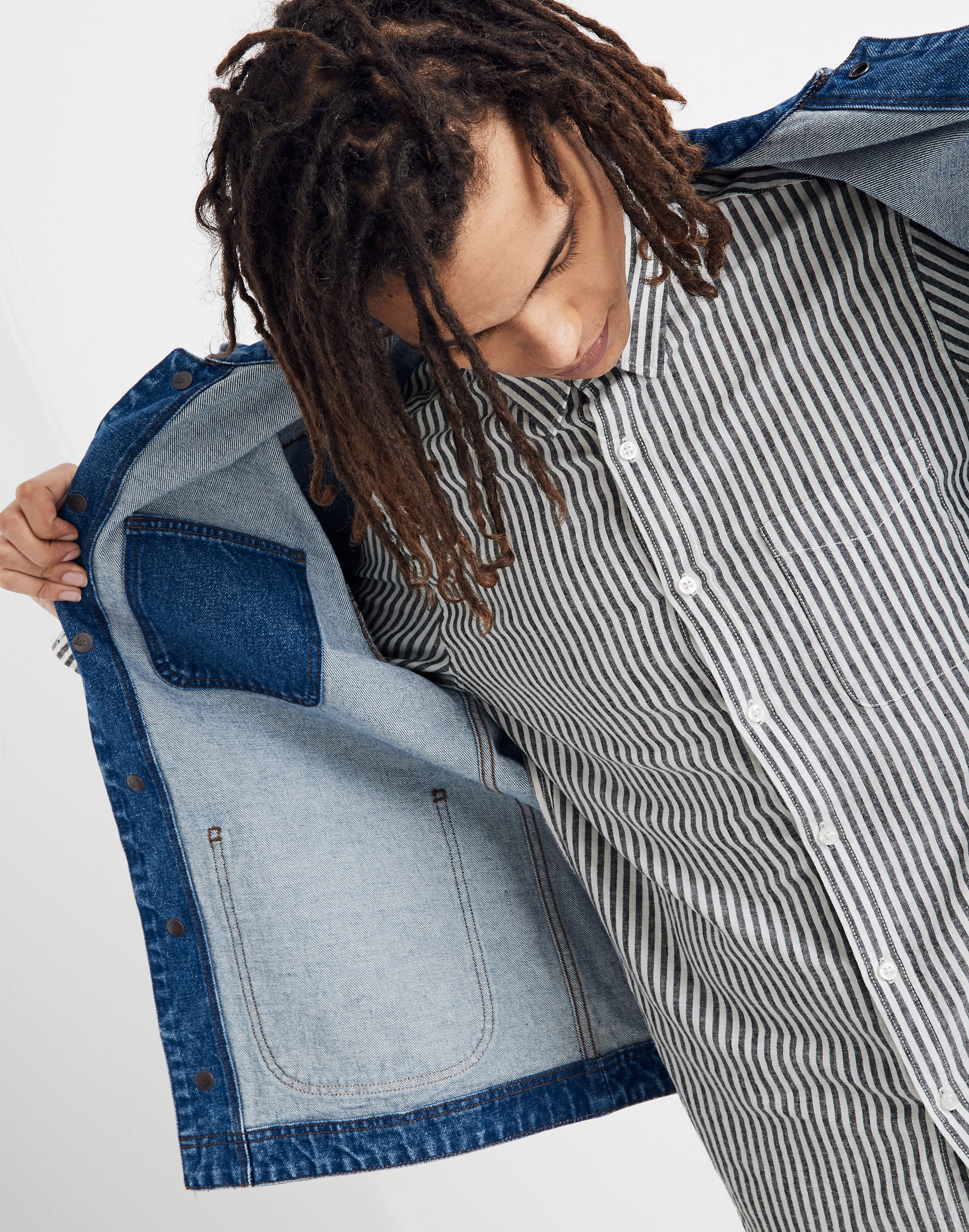 Denim Chore Jacket in Vancleese Wash