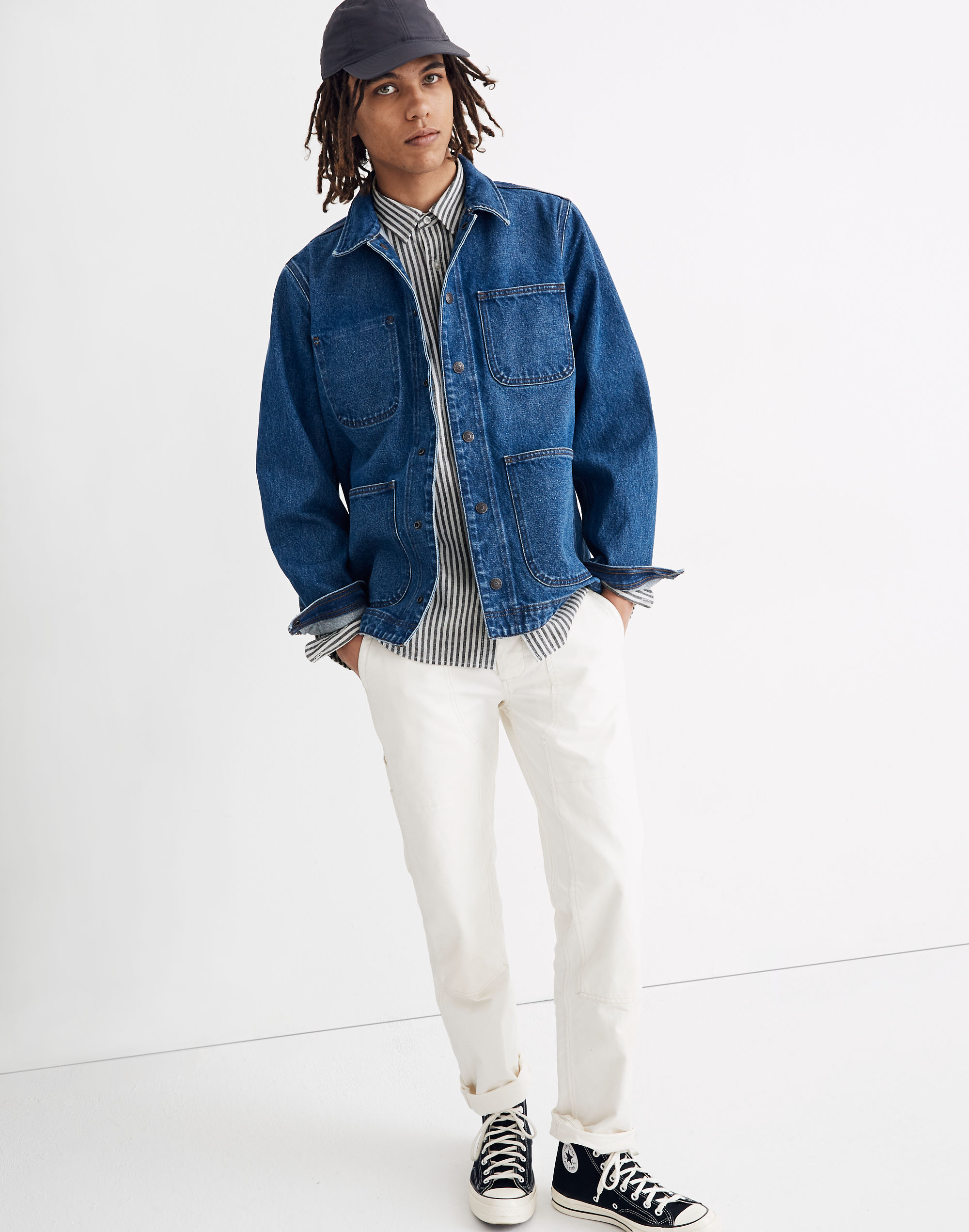 Denim Chore Jacket in Vancleese Wash