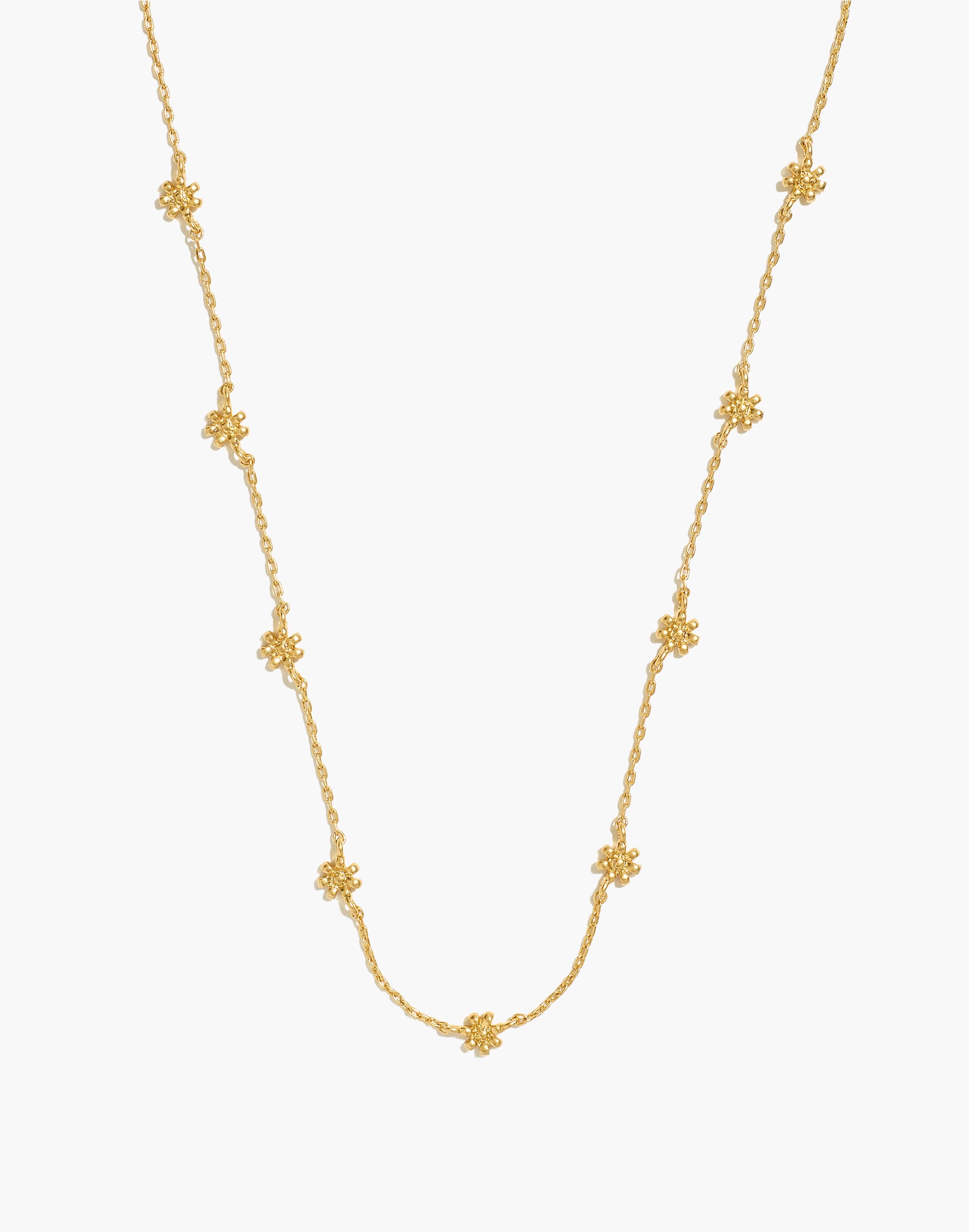 Tiny Flowers Choker Necklace