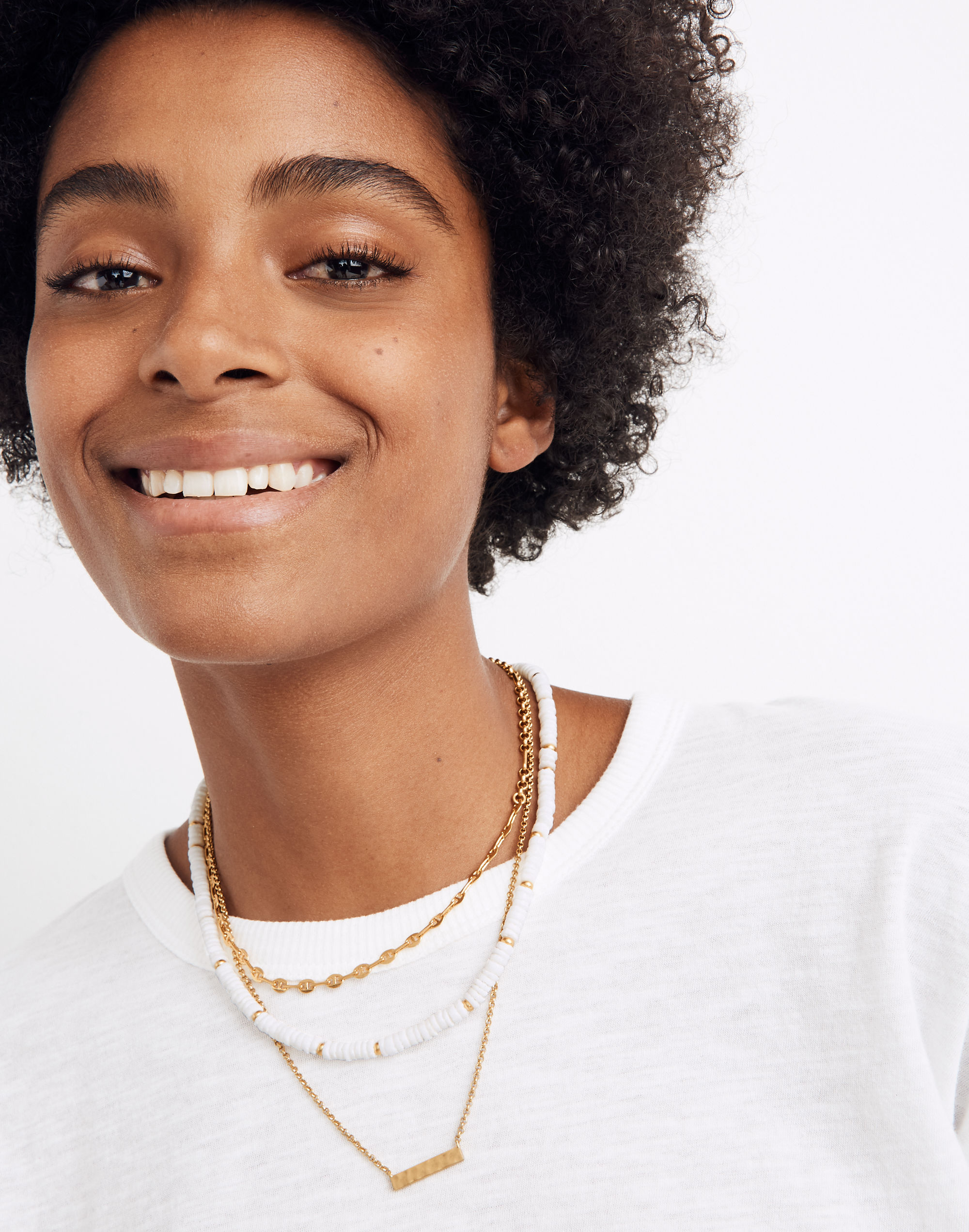 Puka Shell Beaded Necklace