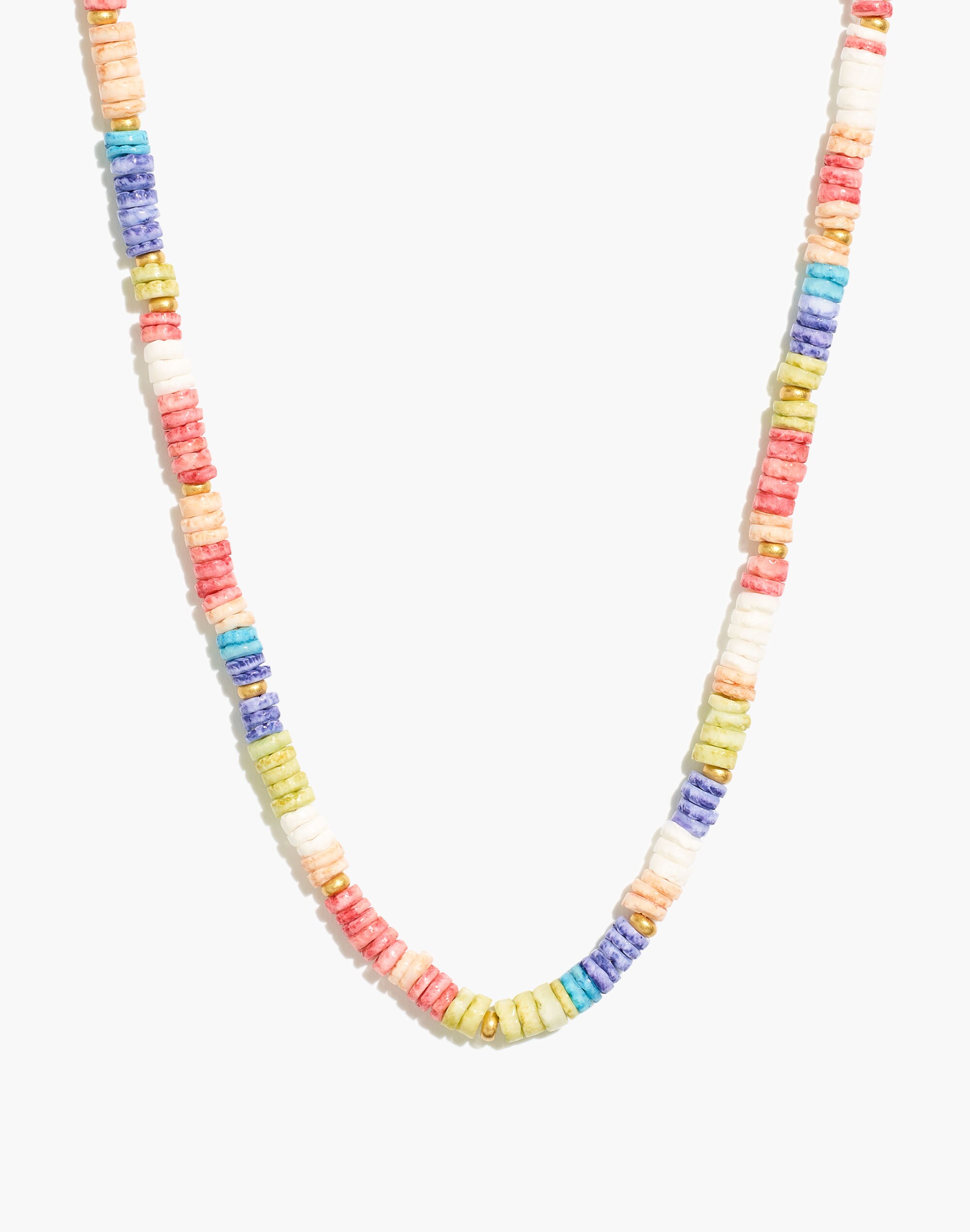 Puka Shell Beaded Necklace