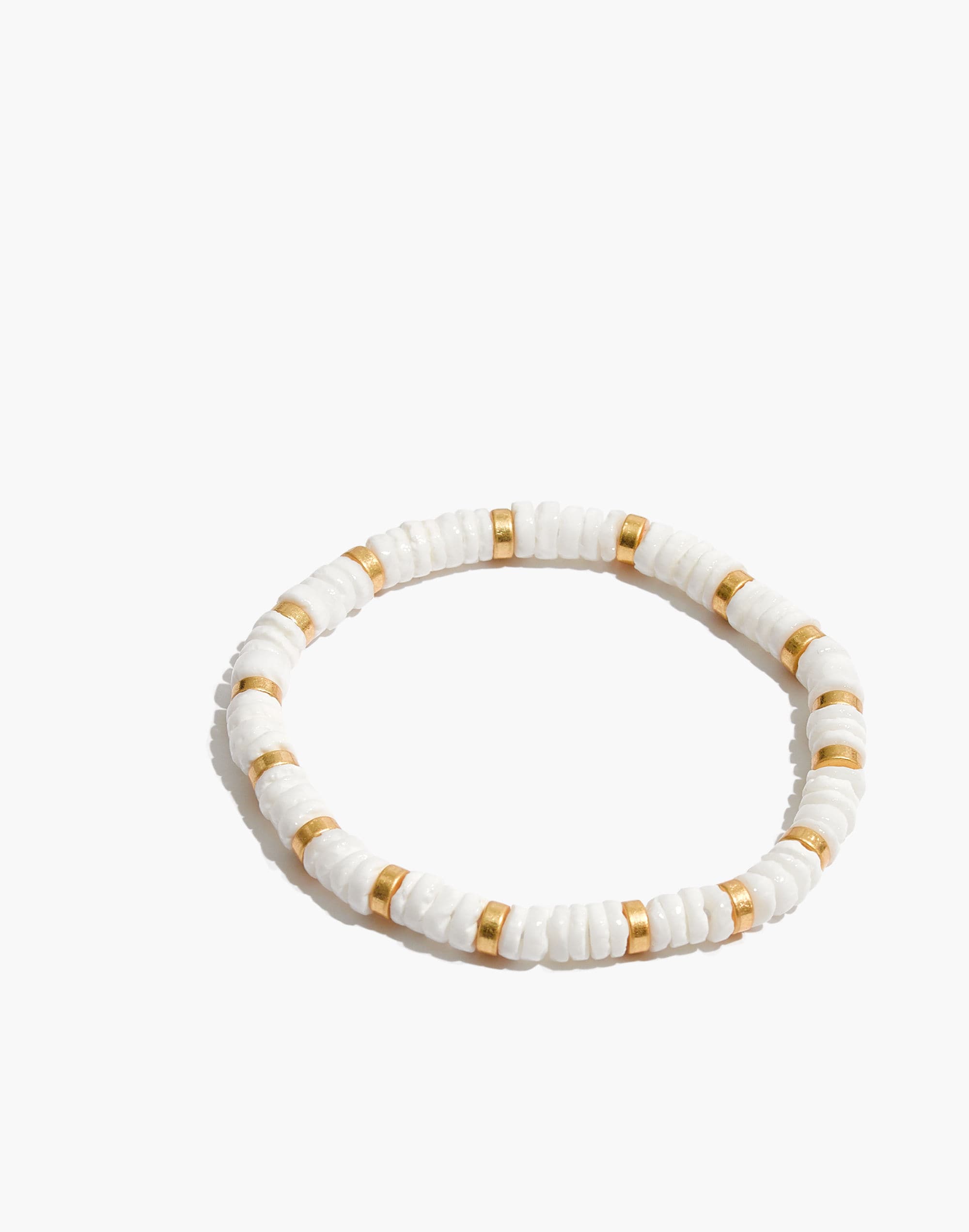 Puka Shell Beaded Bracelet