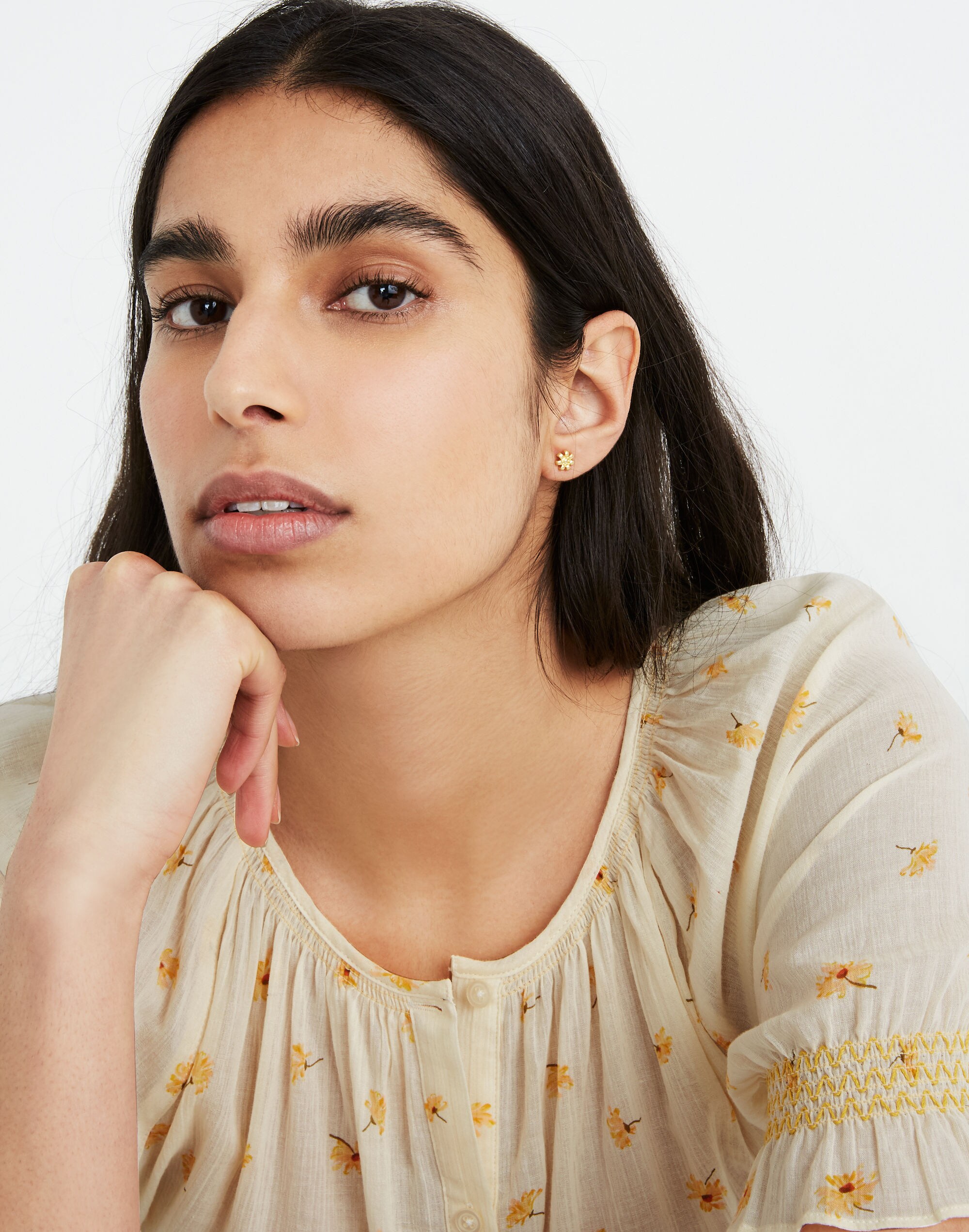 Tiny Flowers Stud Earrings