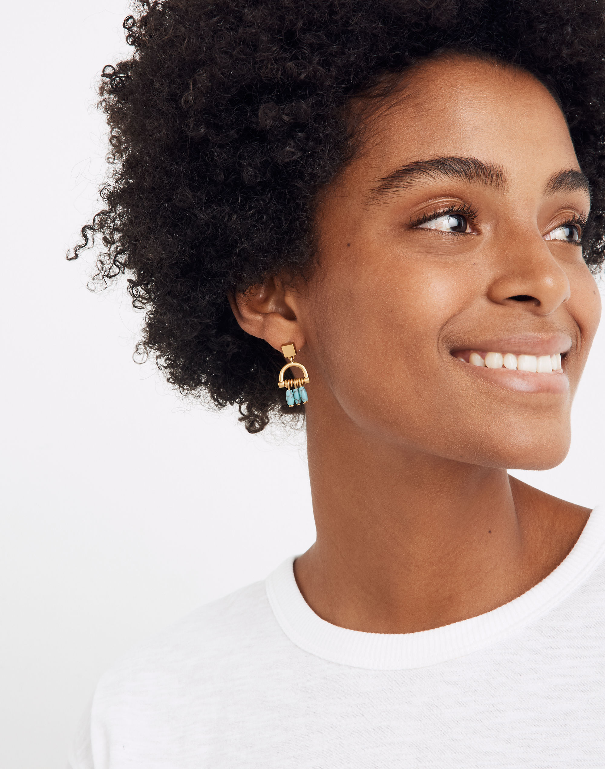 Westward Drop Stud Earrings