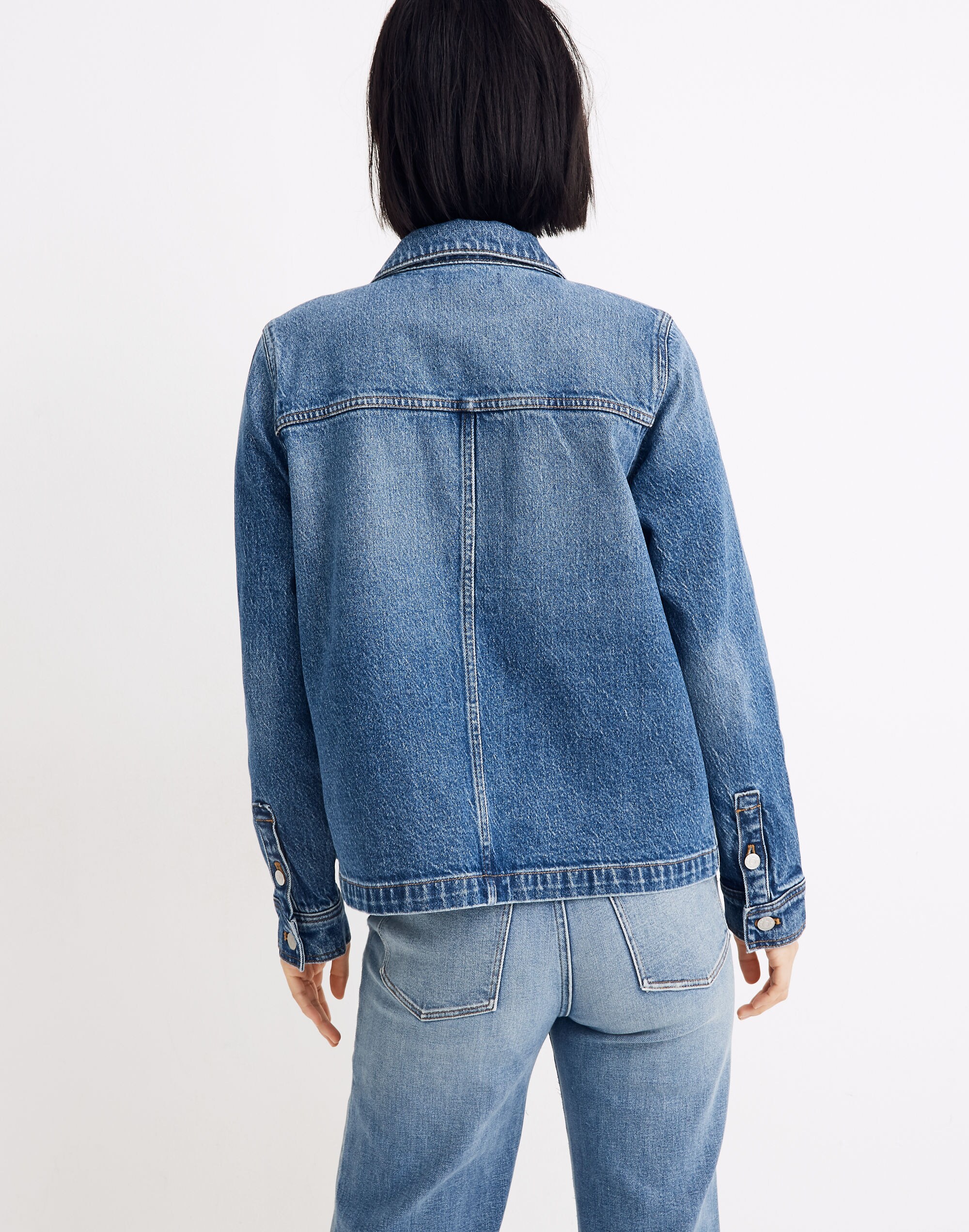Denim Ashwood Chore Coat in Freemont Wash
