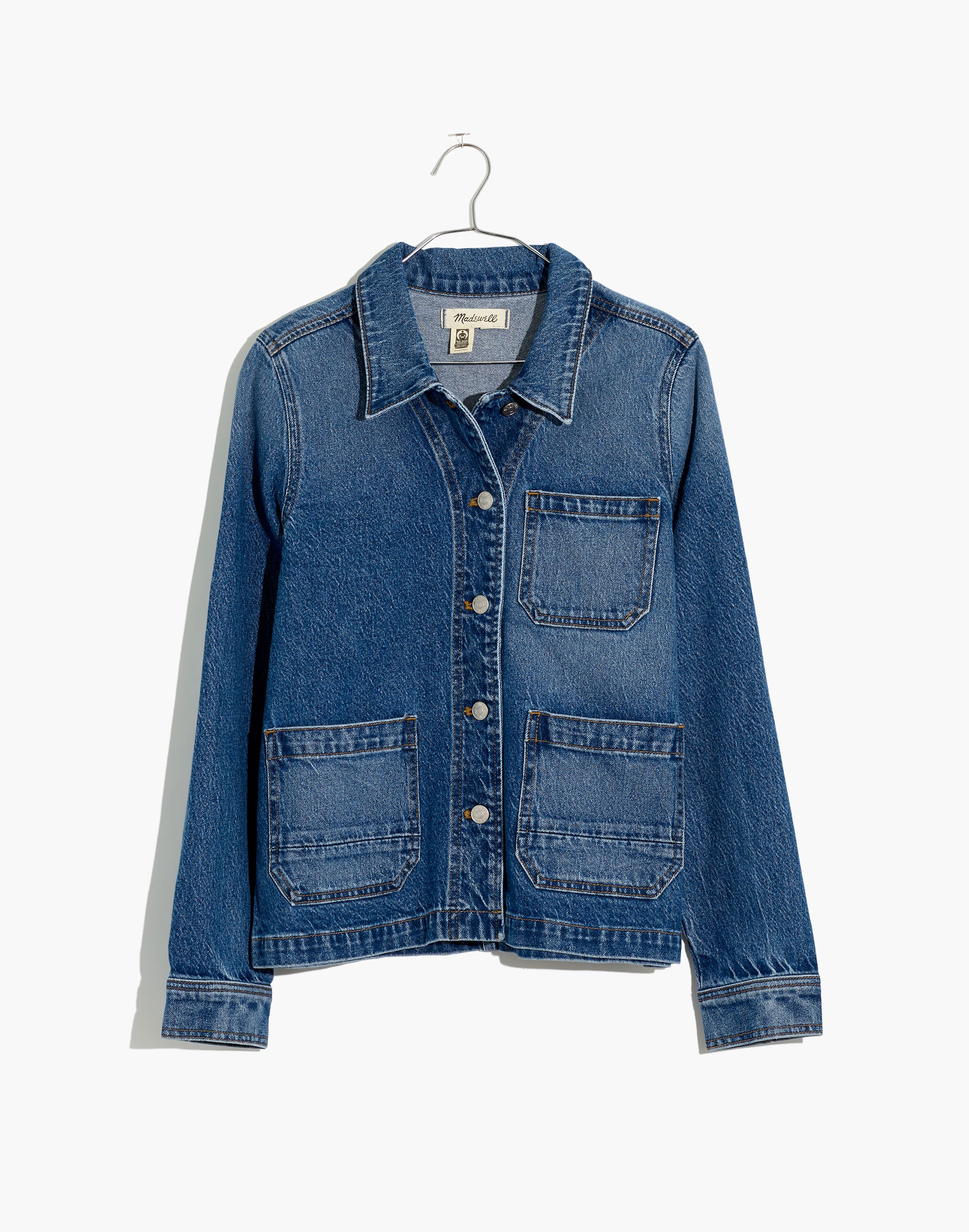 Denim Ashwood Chore Coat in Freemont Wash