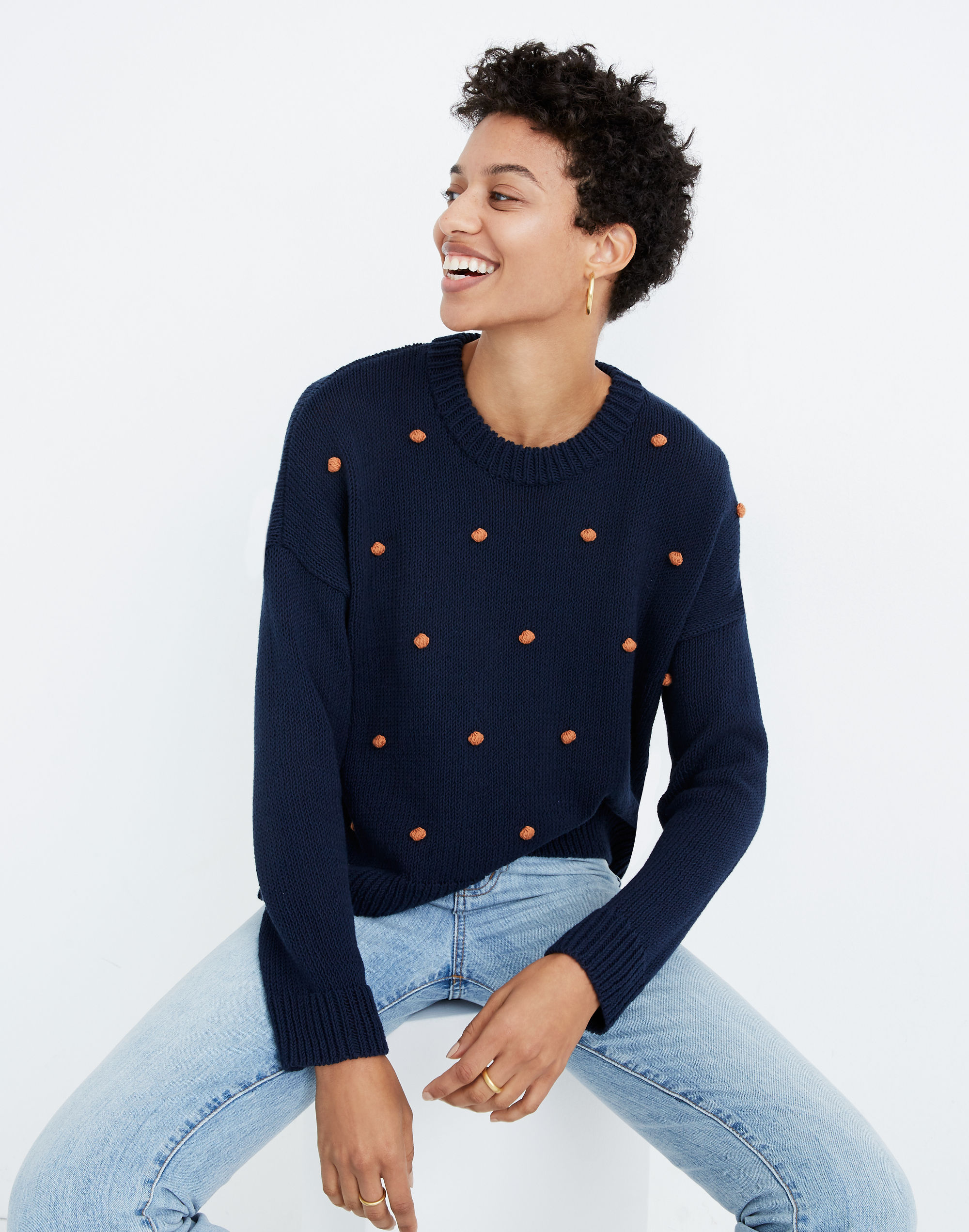 Wellesley Bobble Pullover Sweater