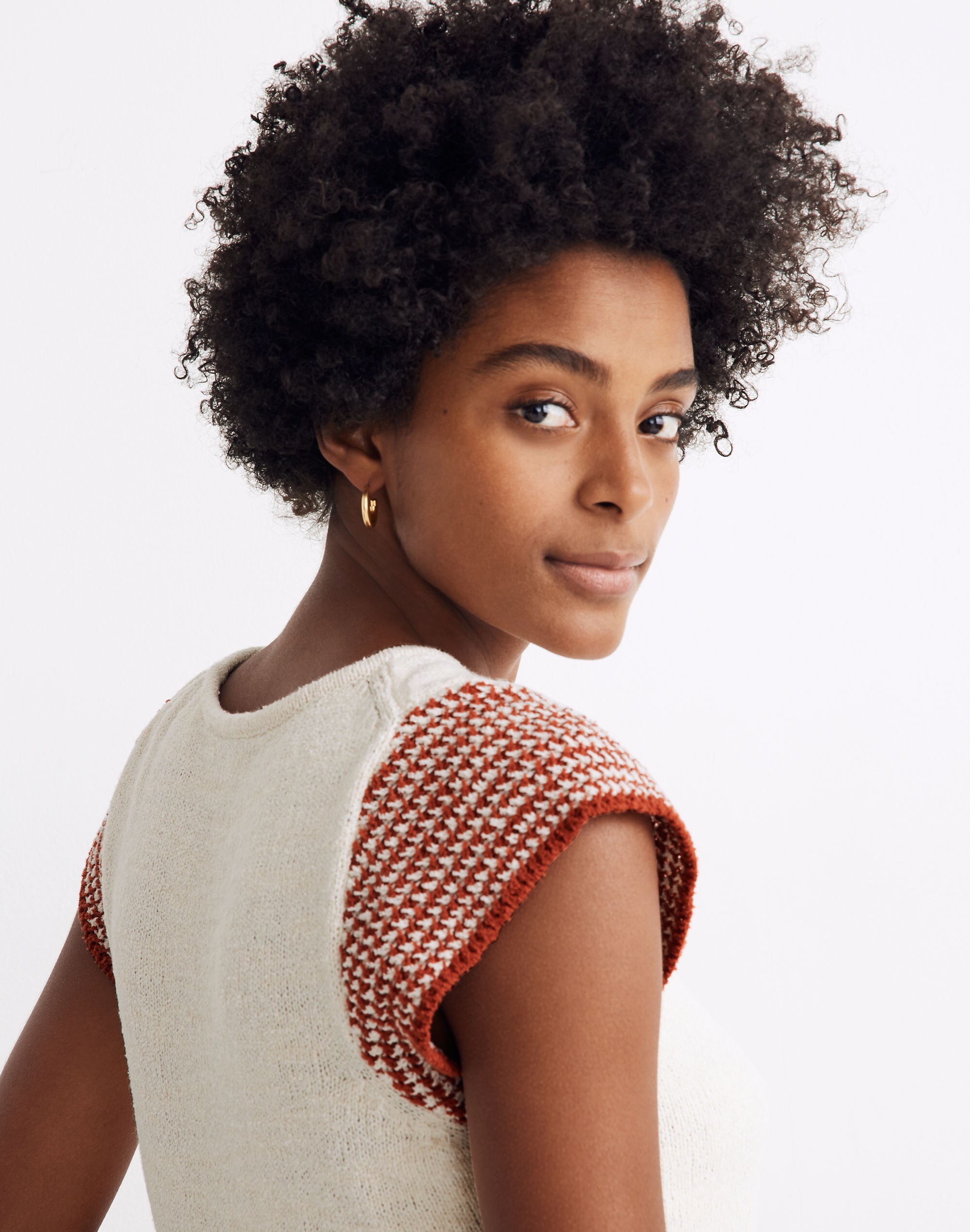 Kimble Stripe-Sleeve Sweater