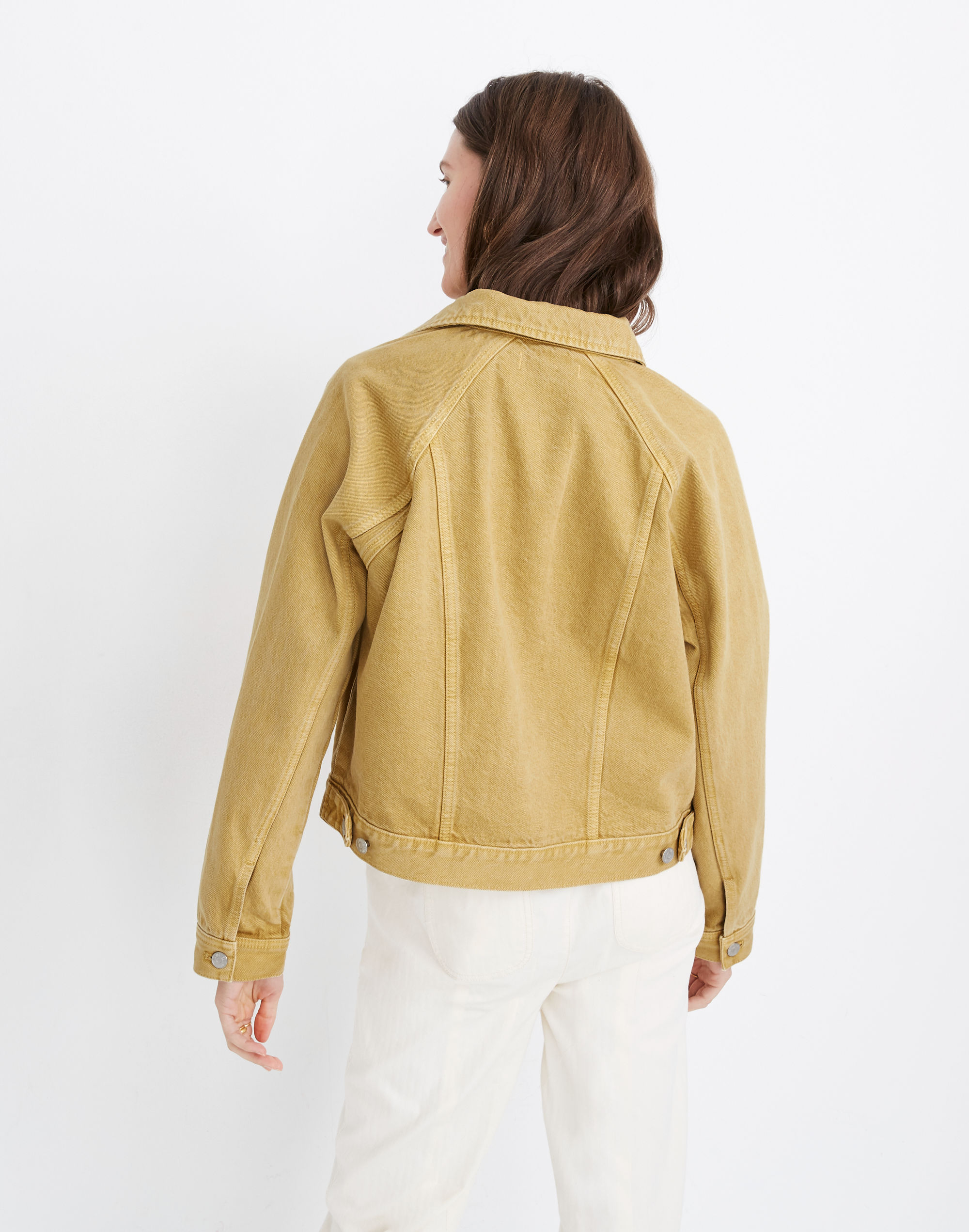 The Raglan Oversized Jean Jacket: Garment-Dyed Edition