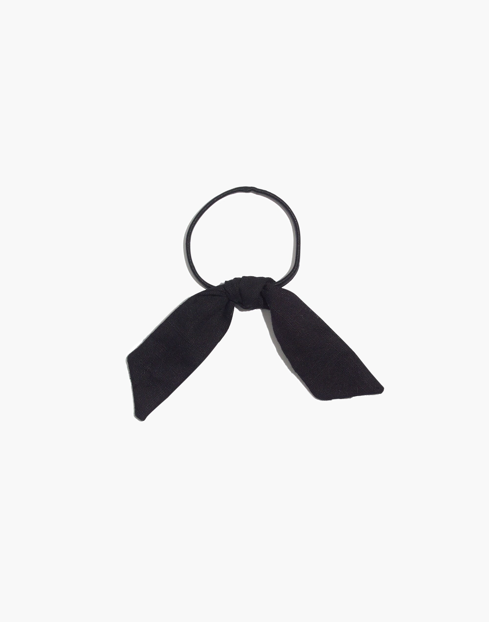 Linen Bow Hair Elastic | Madewell display picture 2