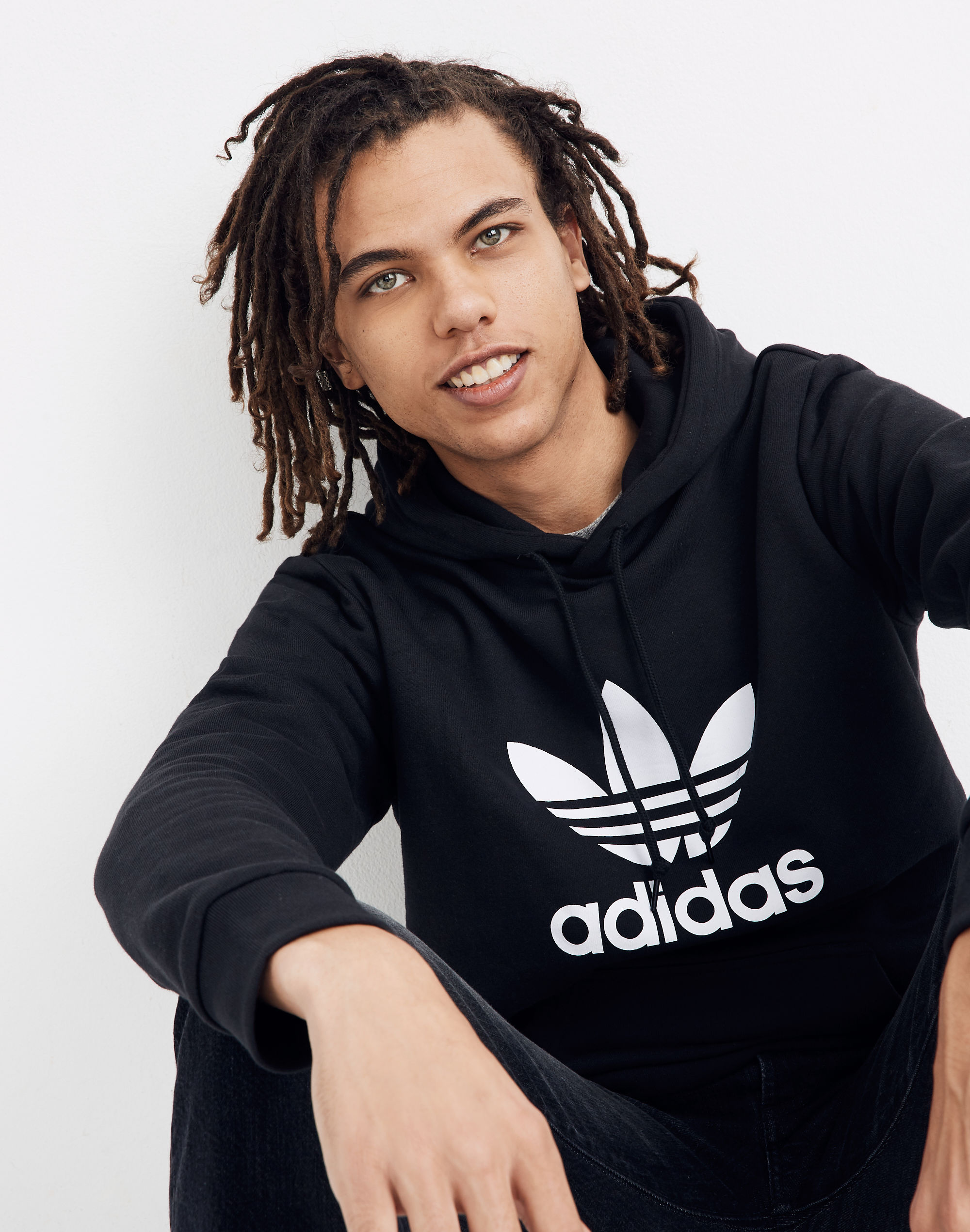 Adidas&reg; Trefoil Hoodie Sweatshirt