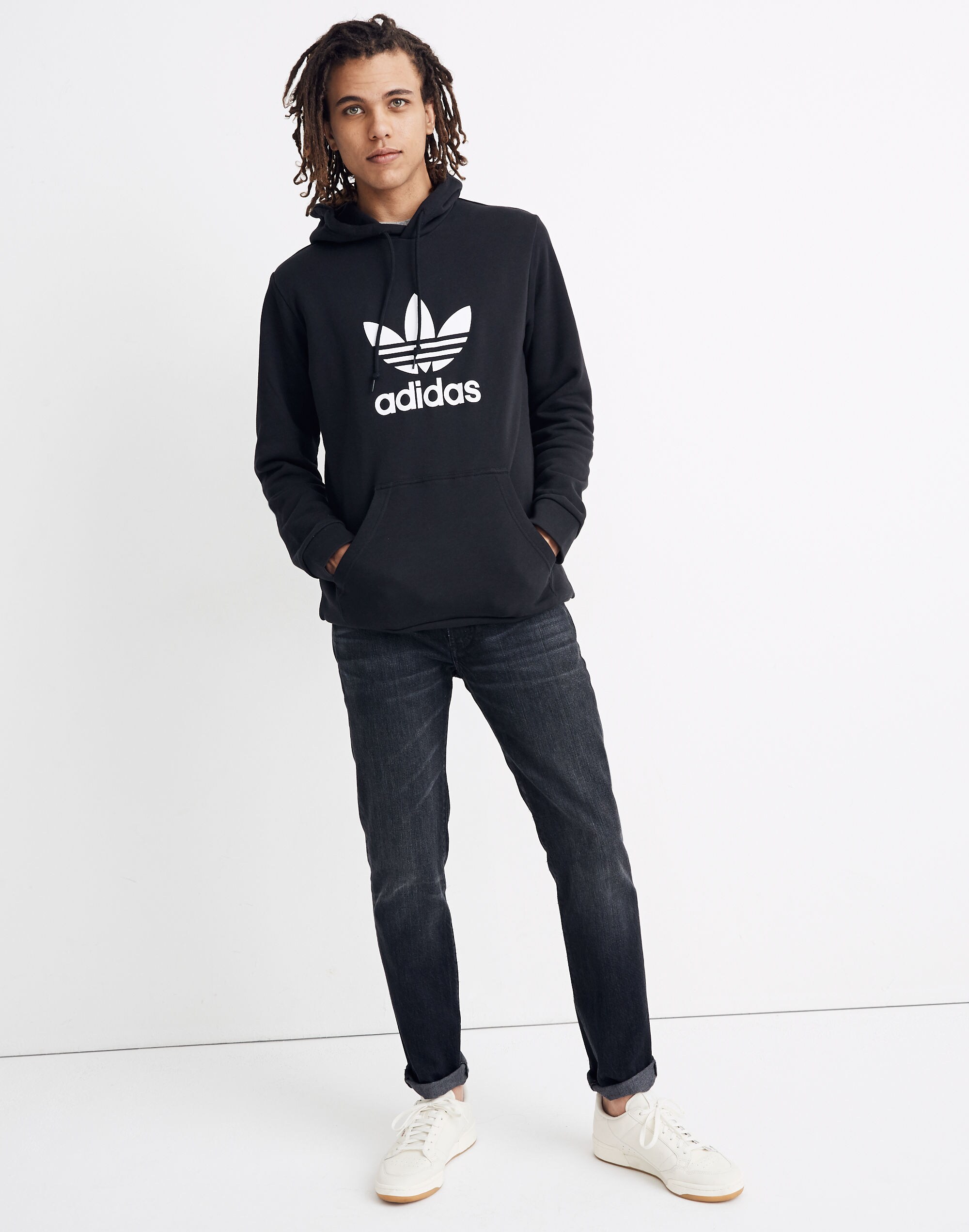 Adidas&reg; Trefoil Hoodie Sweatshirt