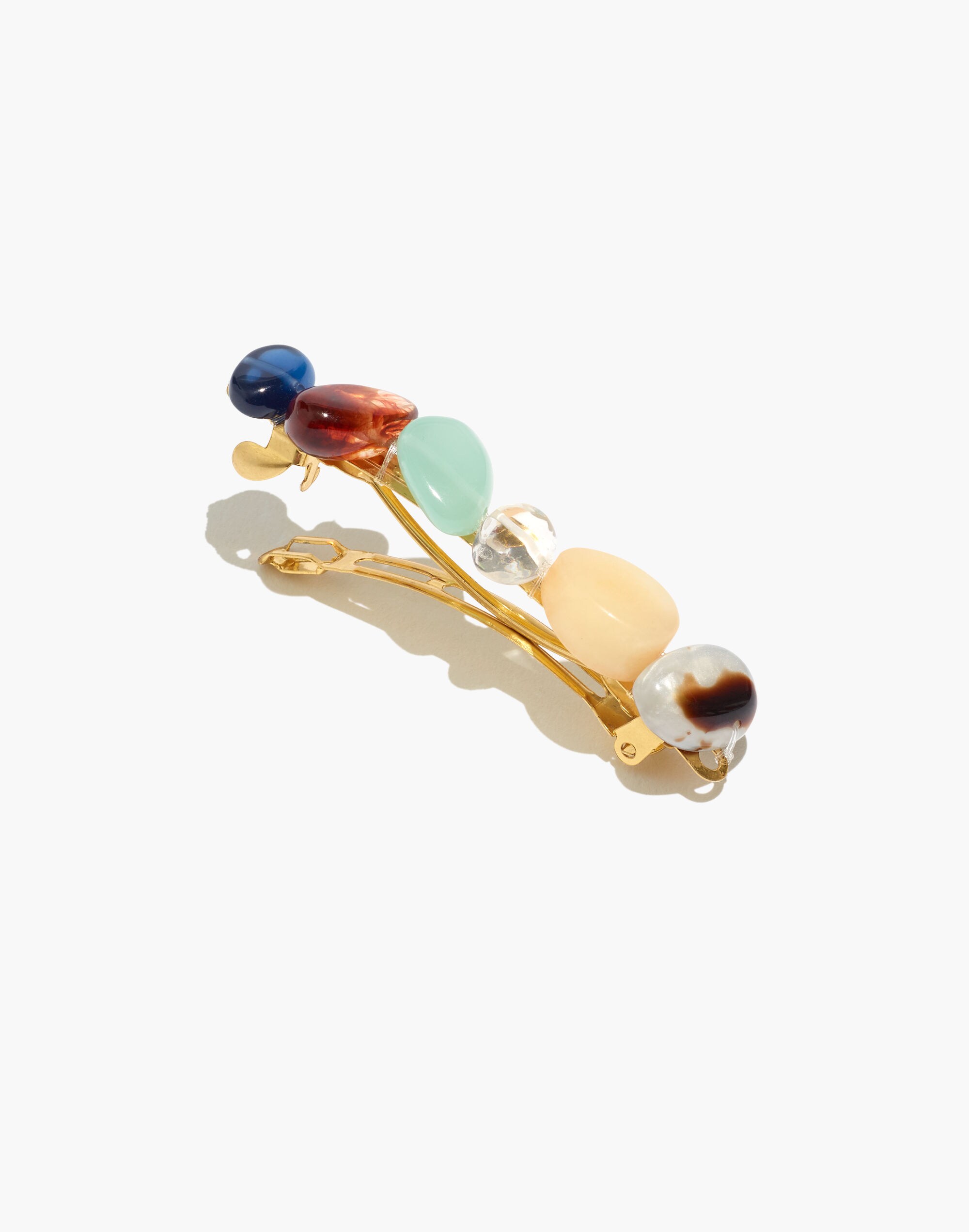 Multicolored Shapes Barrette