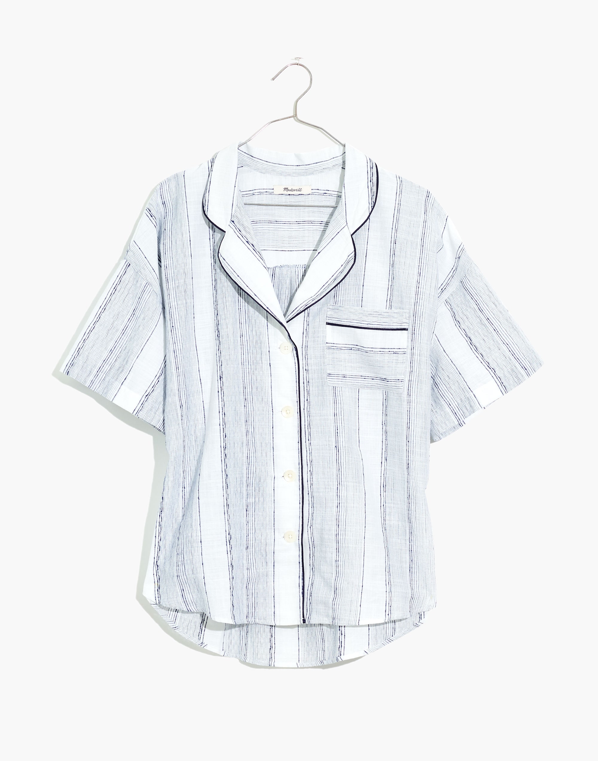 Madewell x Parachute&reg; Striped Oversized Pajama Shirt