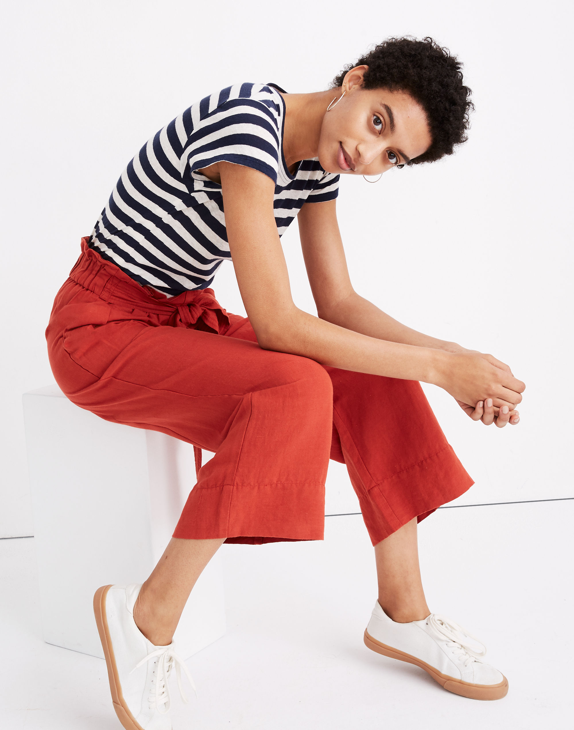 The Perfect Vintage Tee in Atkins Stripe