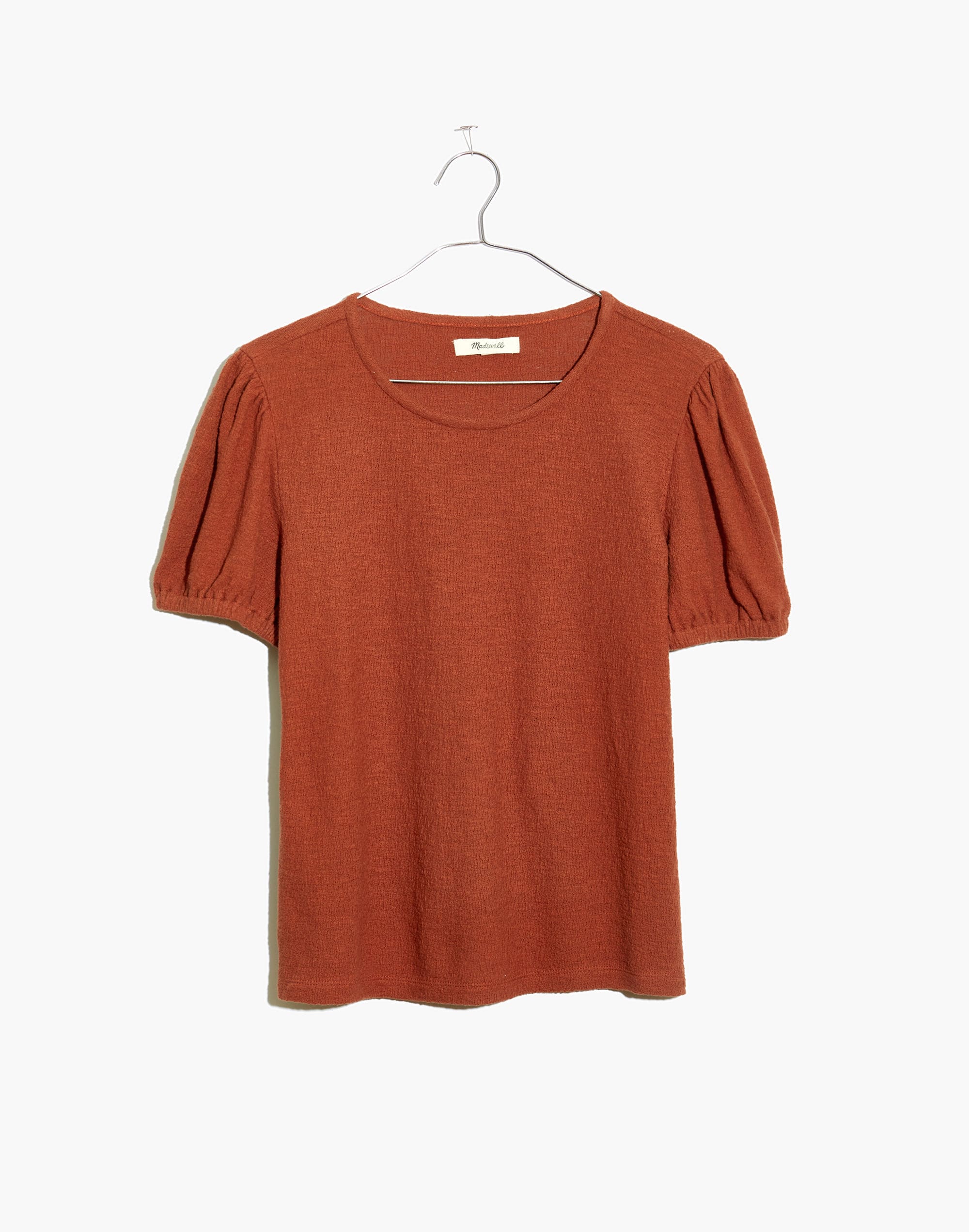 Superlight Jacquard Puff-Sleeve Tee