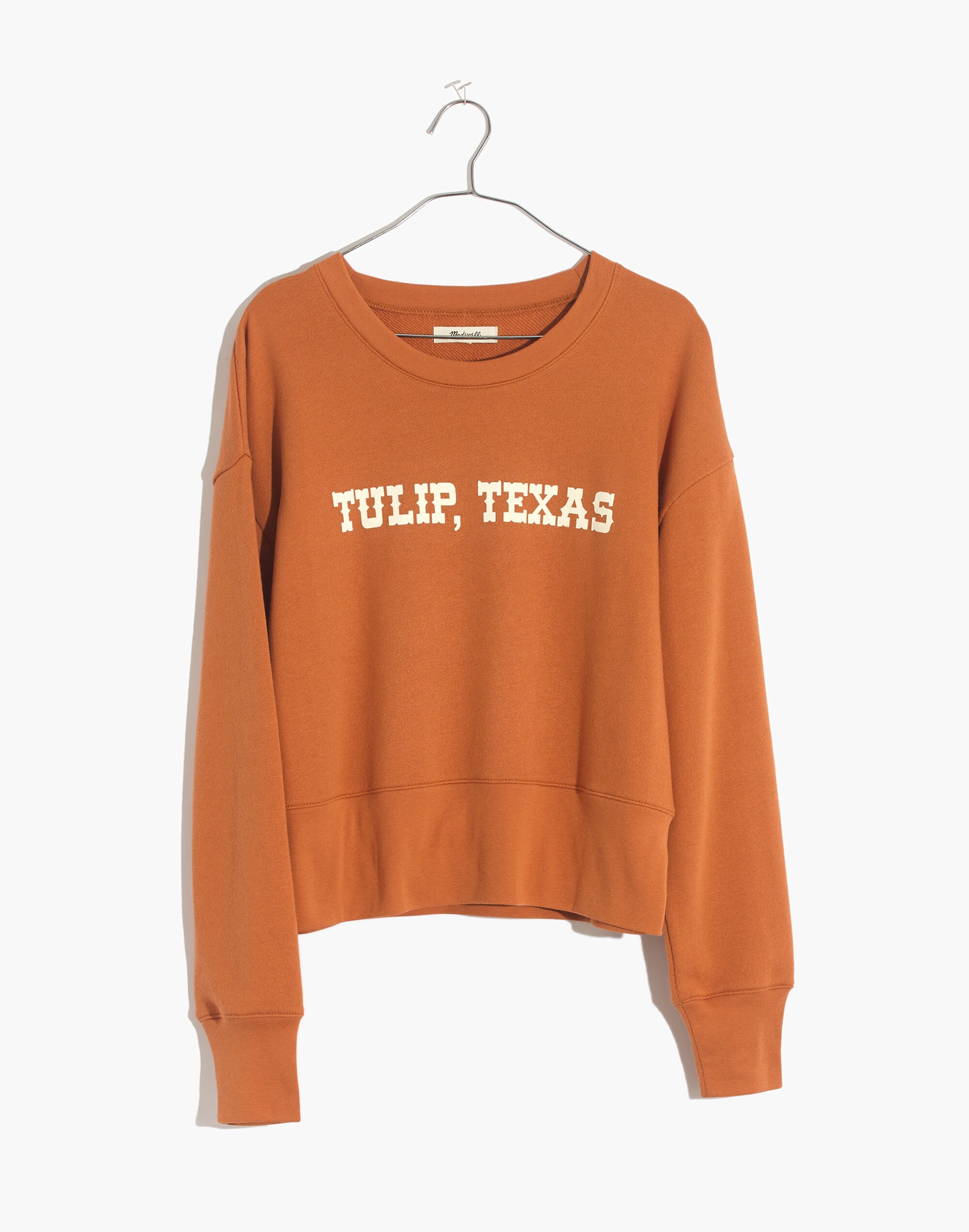 Tulip Texas Crop Sweatshirt