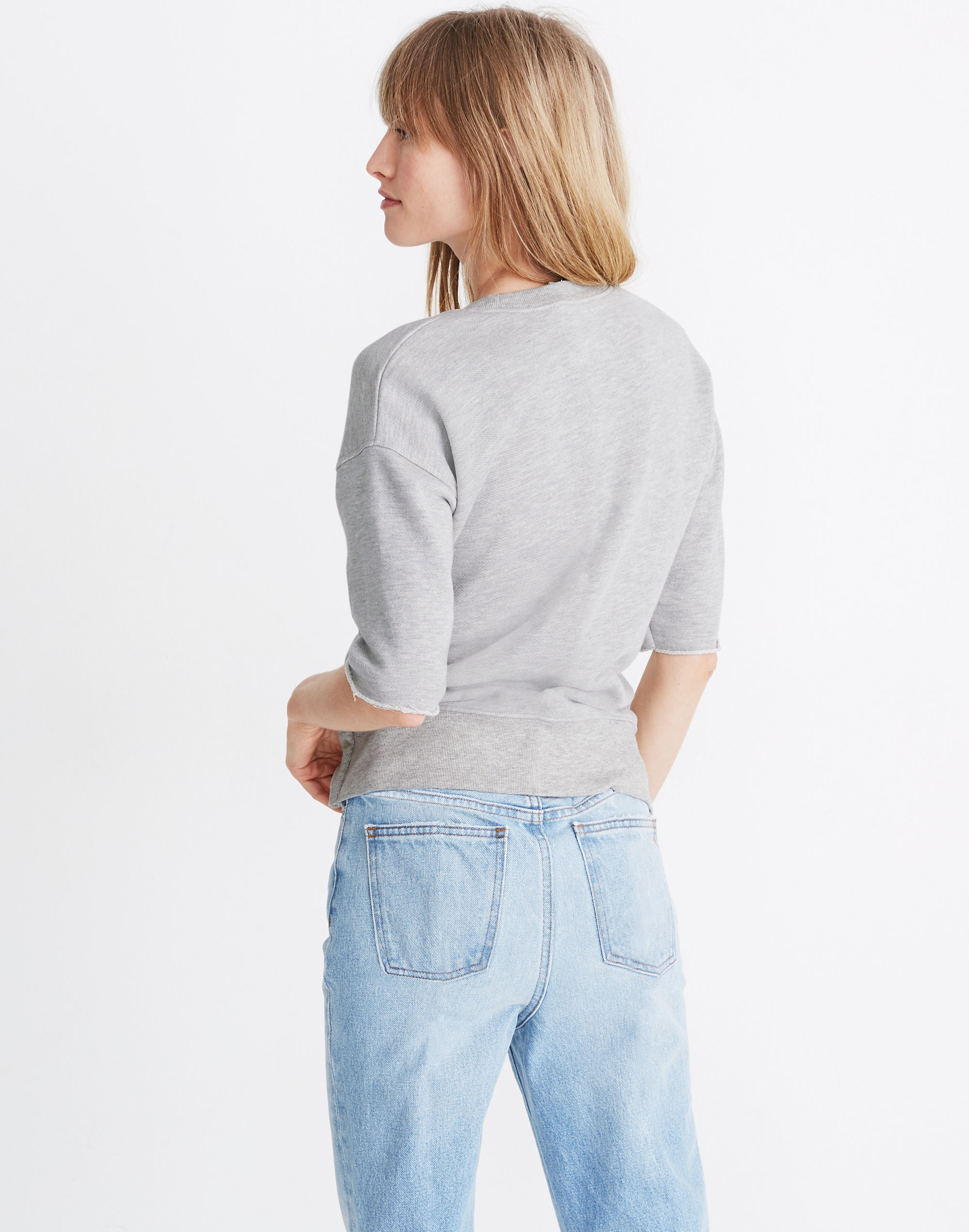 Rivet &amp; Thread Short-Sleeve Sweatshirt