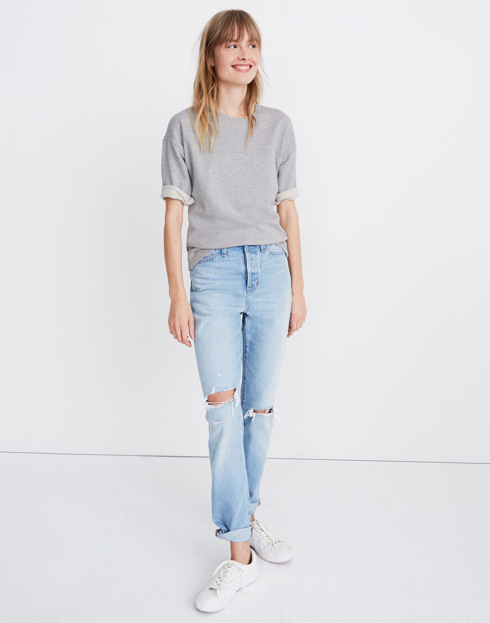 Rivet &amp; Thread Short-Sleeve Sweatshirt