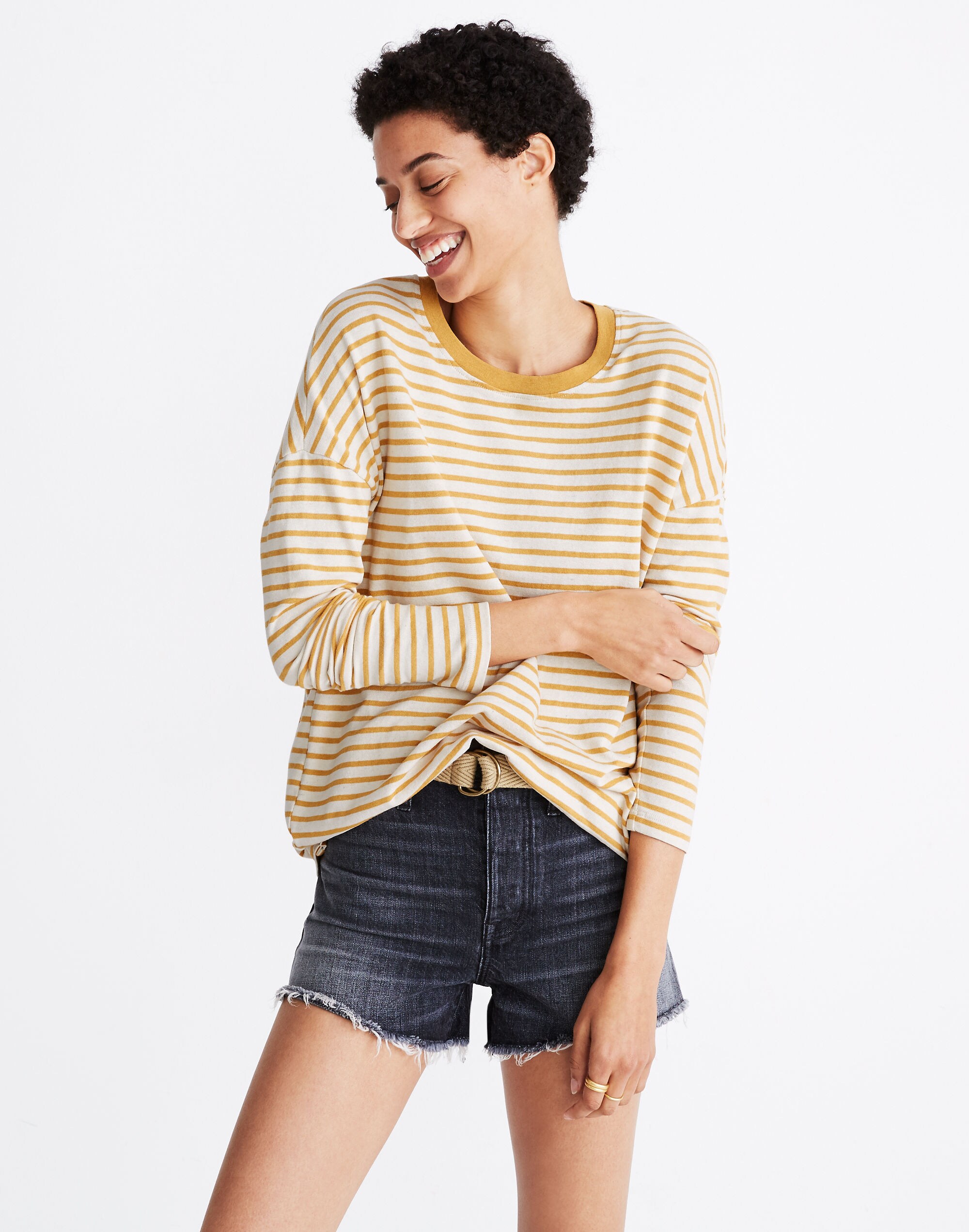 Rivet &amp; Thread Ex-Boyfriend Long-Sleeve Tee in Warwick Stripe