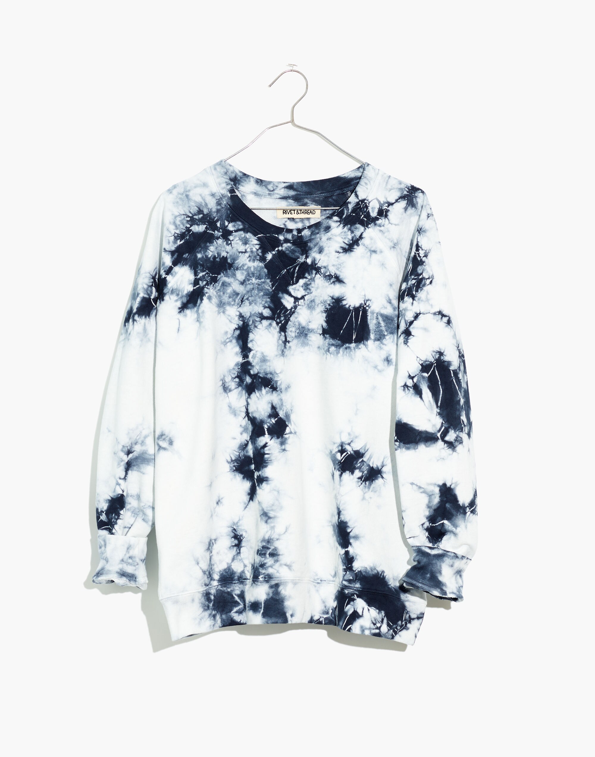 Rivet &amp; Thread Indigo Tie-Dye Oversized Sweatshirt